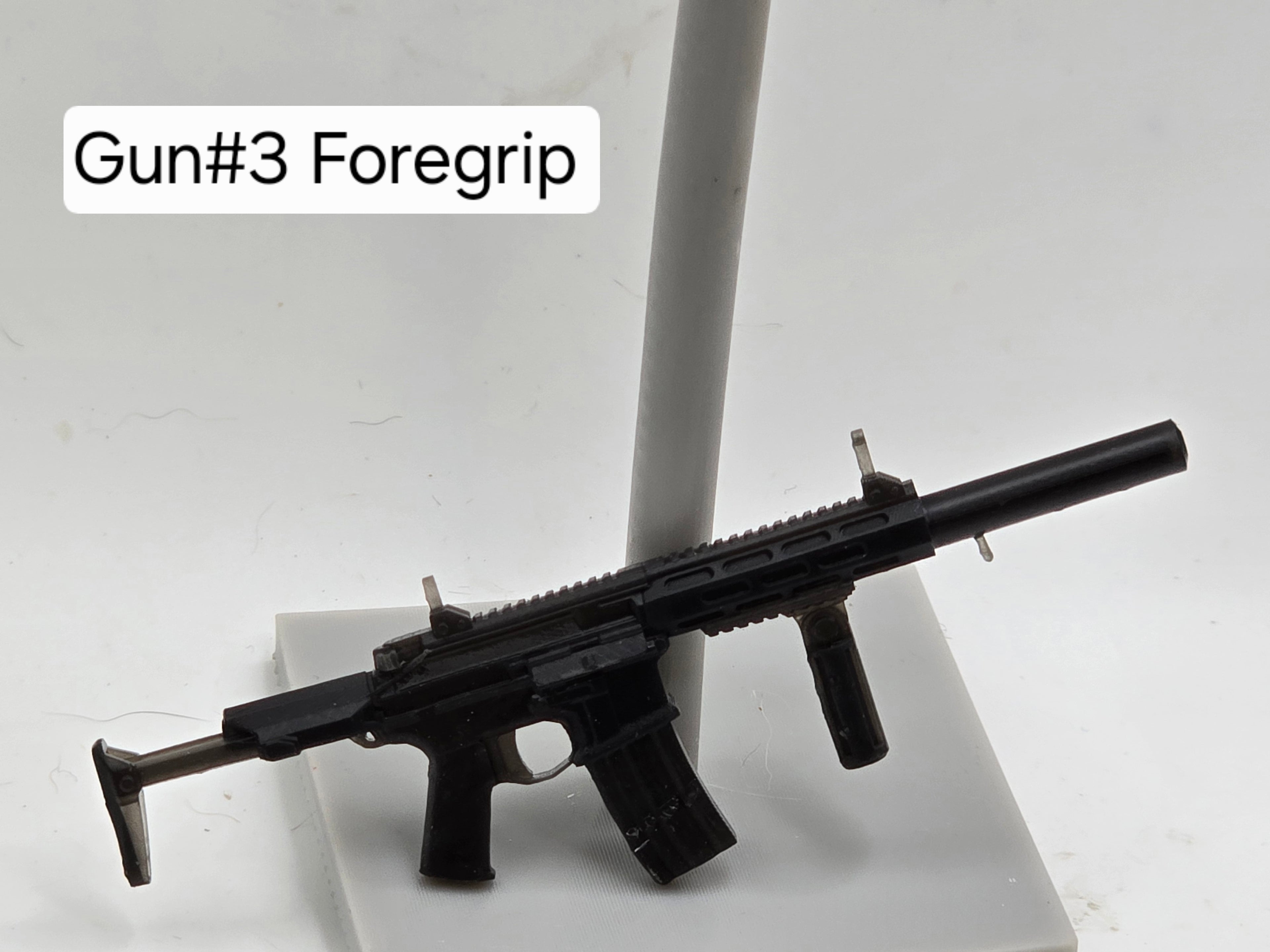 Custom 3d Printed Compatible Classified Legends Comic Multiverse Honey Badger Toy Gun  1:12 6" Scale.