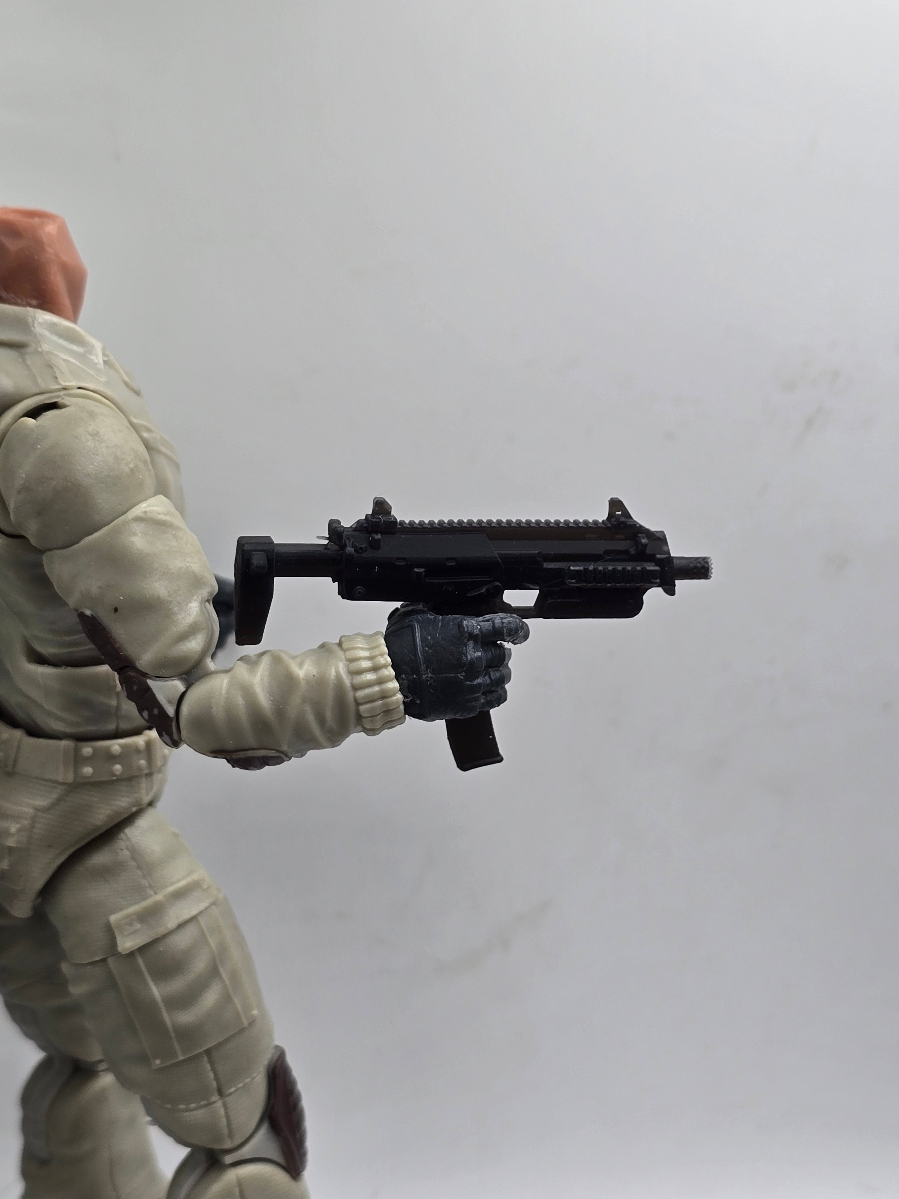 Custom 3d Printed Classified Legends Compatible Comic Multiverse MP7 Sub Machine Gun Toy 1/12 1-10 1/18 Scale
