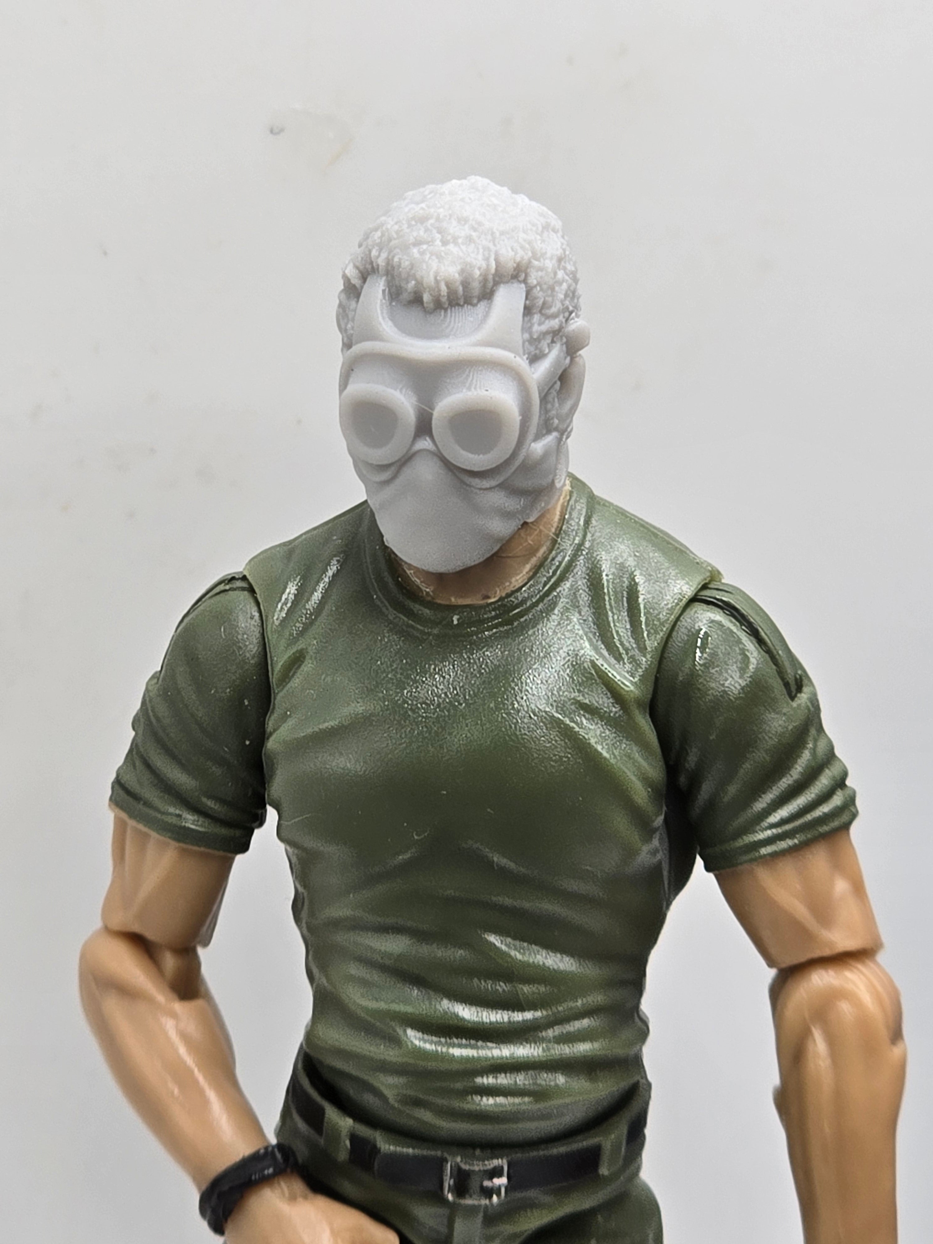 Custom 3d Printed Classified Legends Compatible Comic Multiverse Masked Head 1/12 1-10 1/18 Scale