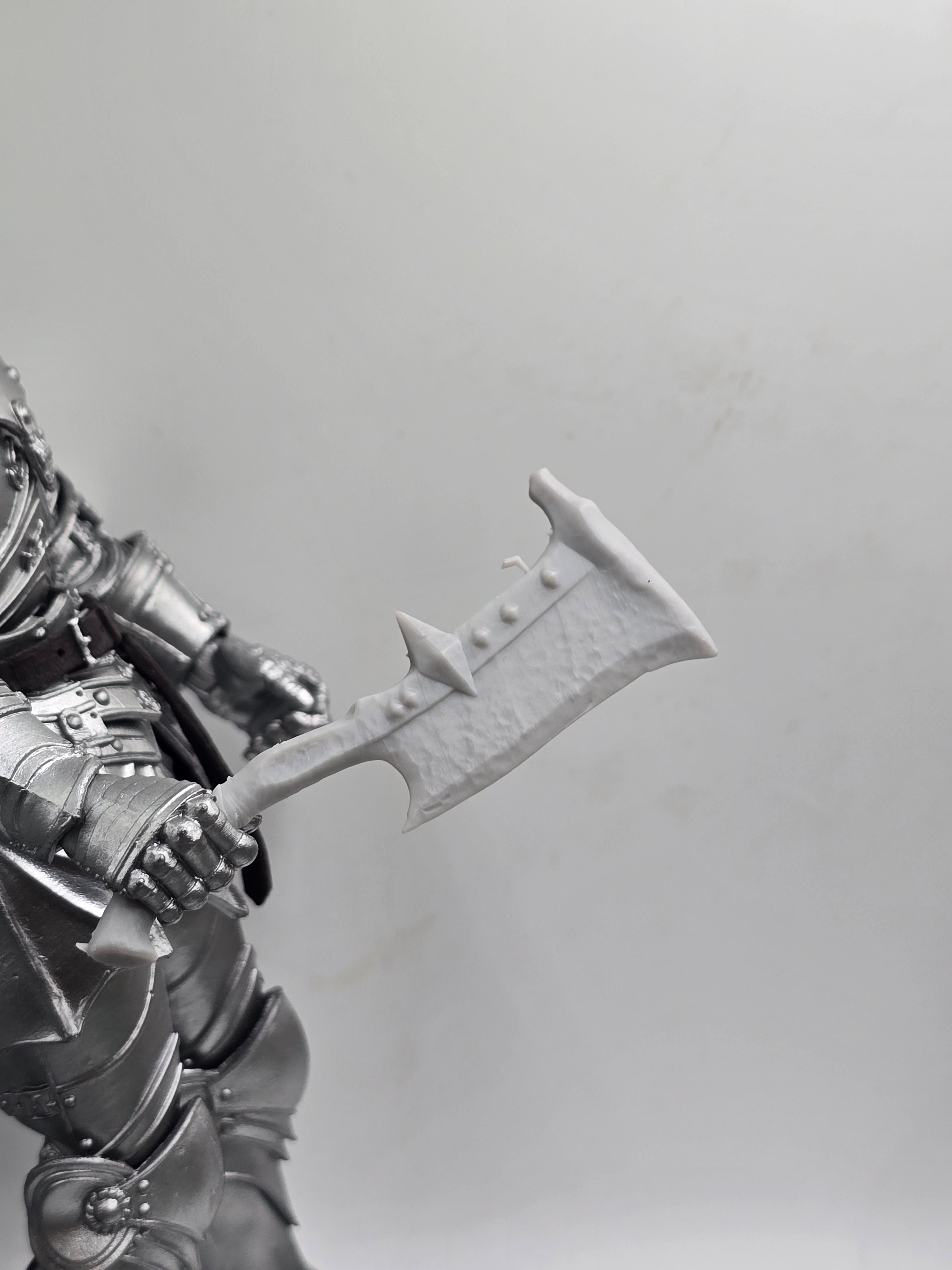 Custom 3d Printed Compatible Classified Legends Comic Multiverse Mythic Legions Ring Movie Orc Small Axe 1:12 6" Scale.