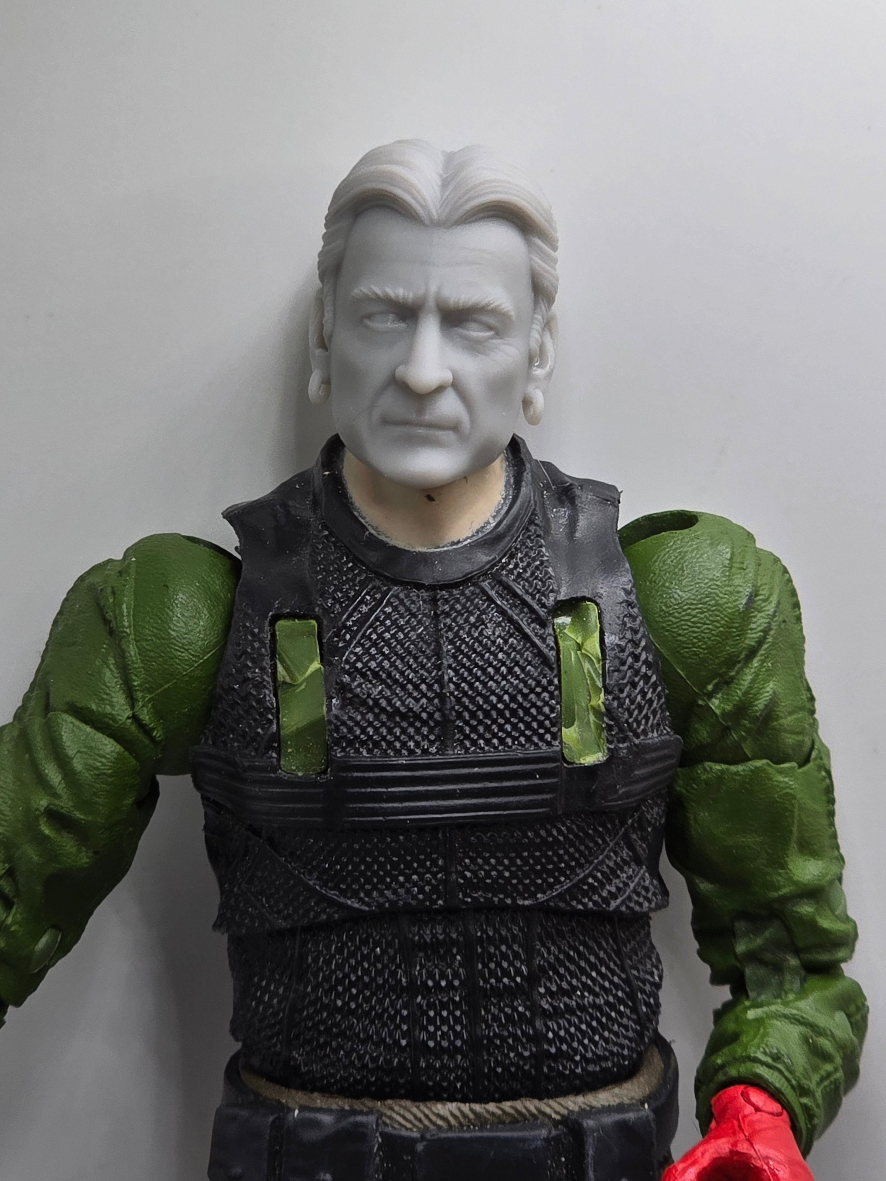 Custom 3d Printed Classified Legends Compatible Comic Multiverse Helsing Dracula Heads 1/12 1-10 1/18 Scale