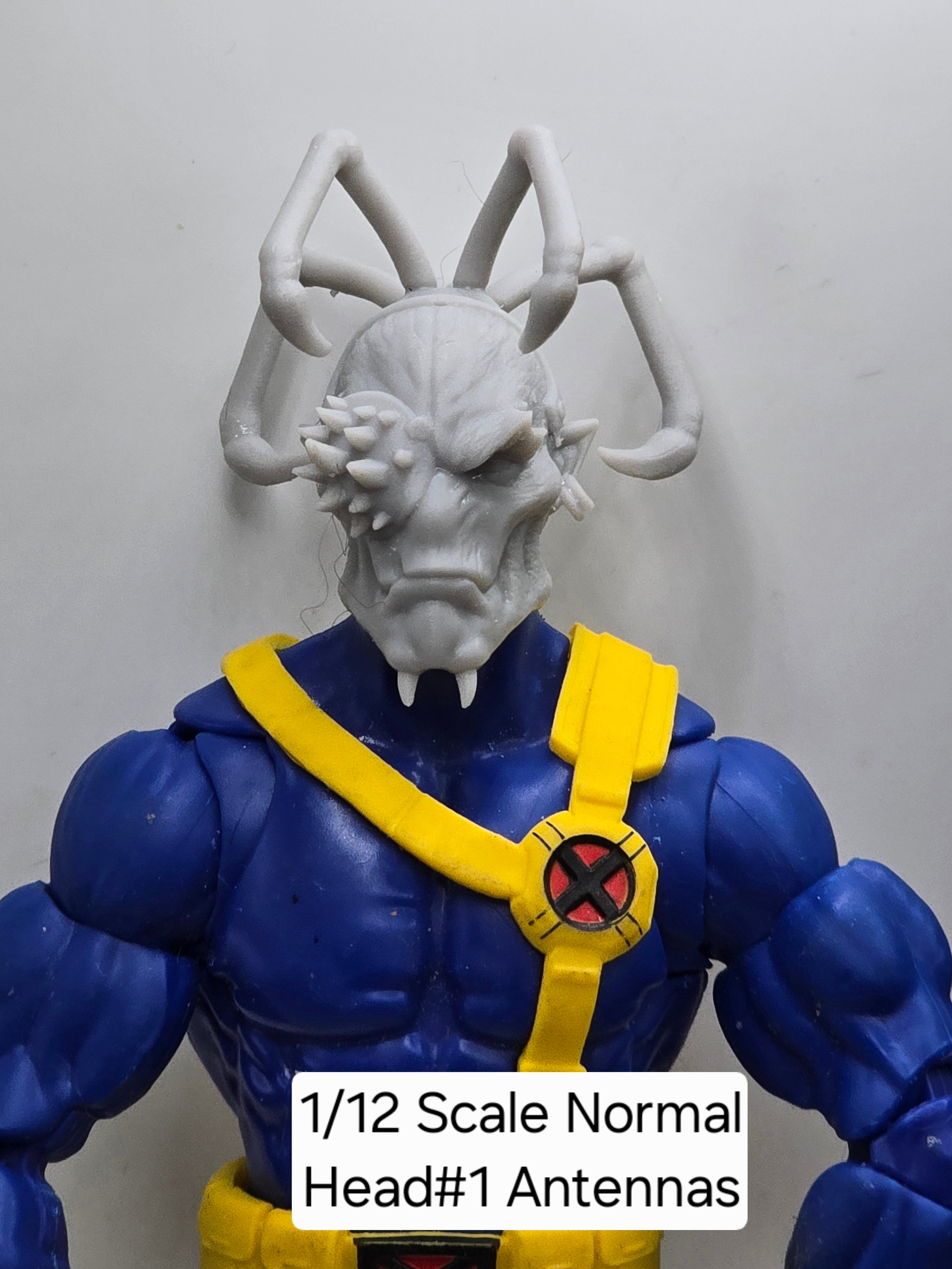 Custom 3d Printed Classified Legends Compatible Comic Multiverse Space Quest Sarris Heads 1/12 1-10 1/18 Scale