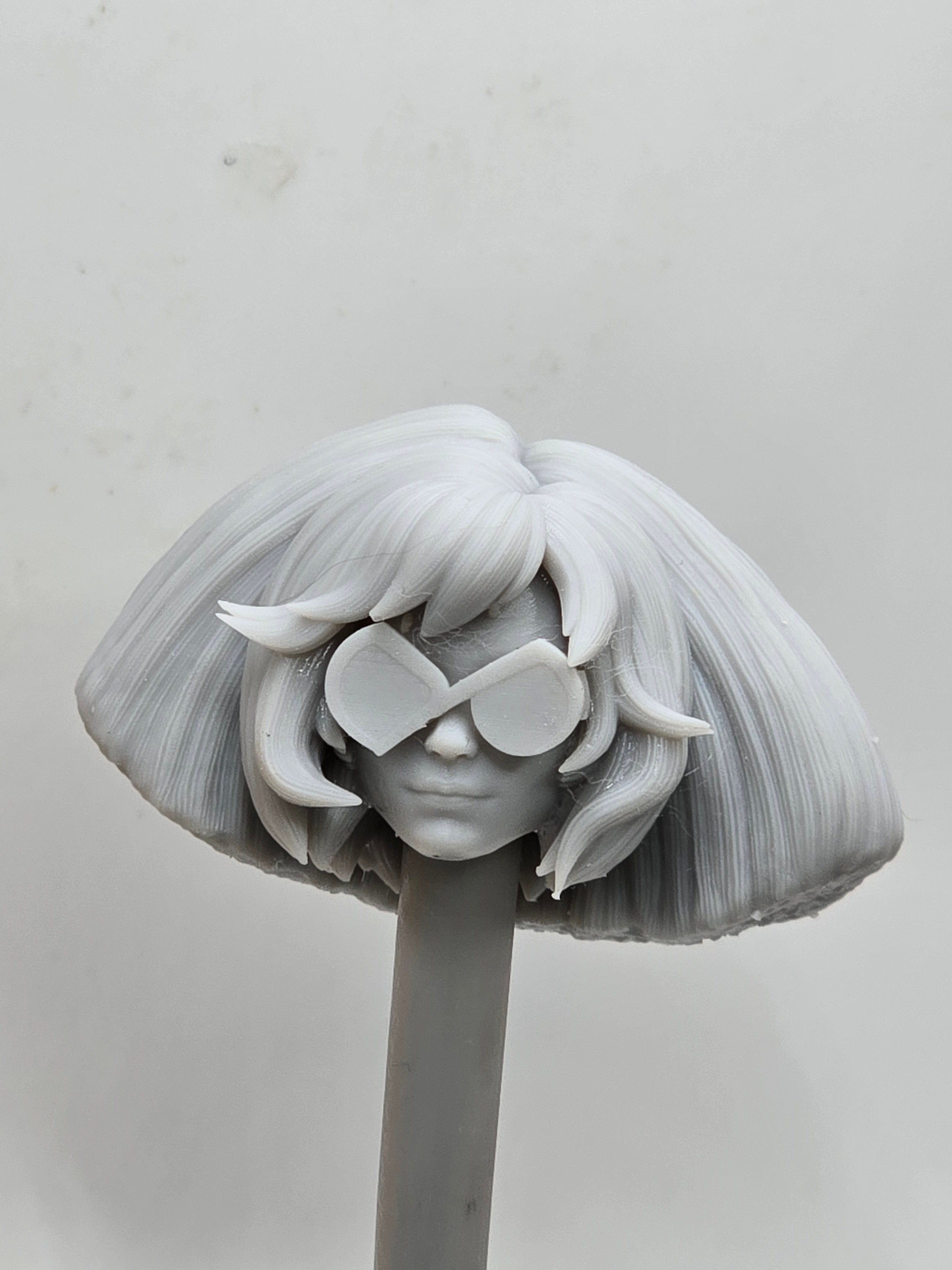 Custom 3d Printed Classified Legends Compatible Comic Multiverse Metalic Hawks Melody Glasses Heads 1/12 1-10 1/18 Scale