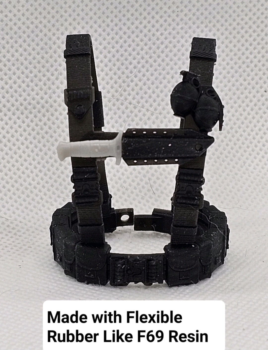 Custom 3d Printed Compatible Classified Legends Comic Multiverse Metal Head Flexible Vest 1:12 6" Scale.