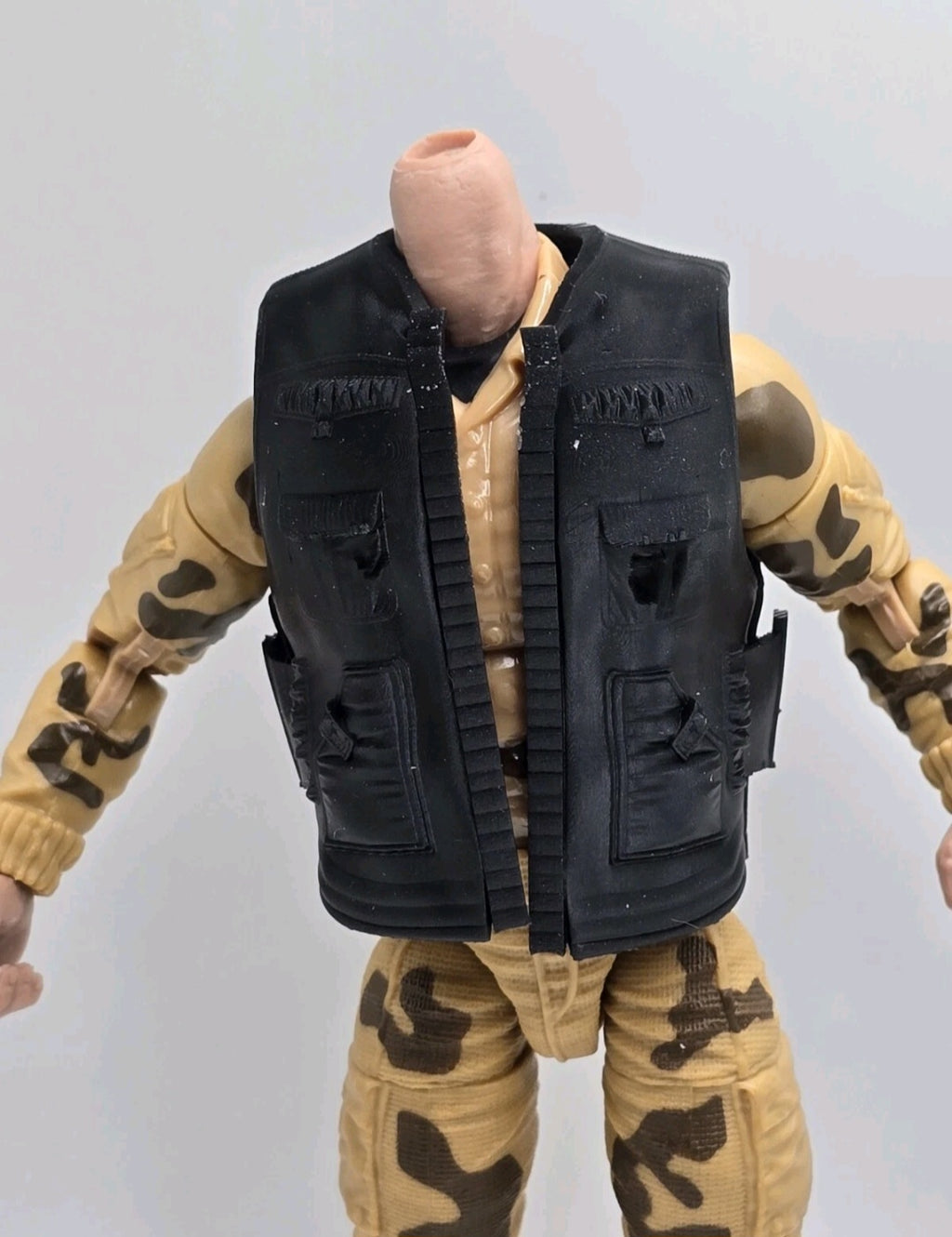 Custom 3d Printed Compatible Classified Legends Comic Multiverse Pathfinder v2 Flexible Vest 1:12 6" Scale.