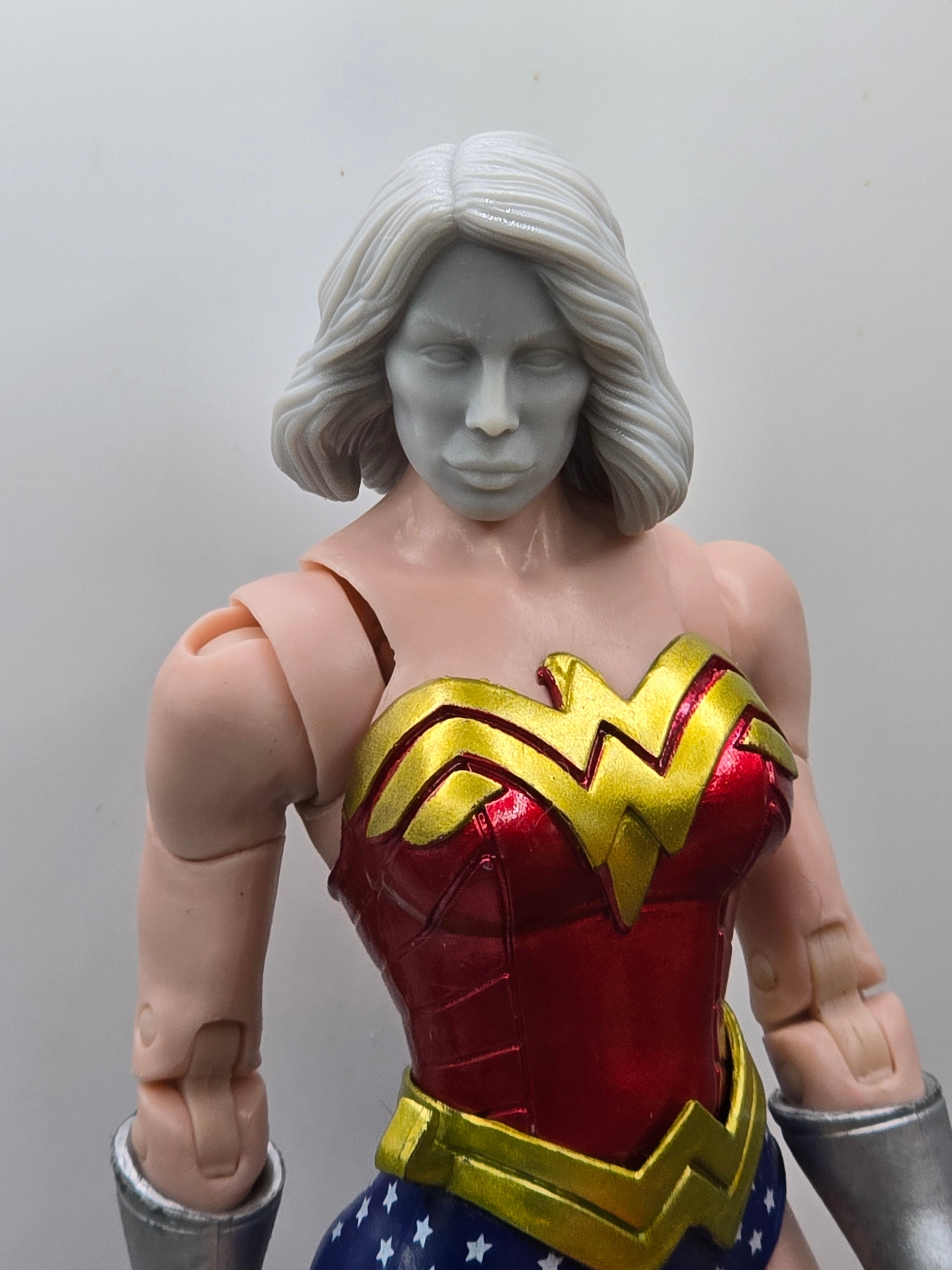 Custom 3d Printed Classified Legends Compatible Comic Multiverse Maker of Peace Jennifer Harcourt Heads 1/12 1-10 1/18 Scale