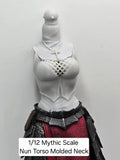 3d Printed Mythic Legions Scale Head 2.0 Nun Torso 1:12 6" Scale.