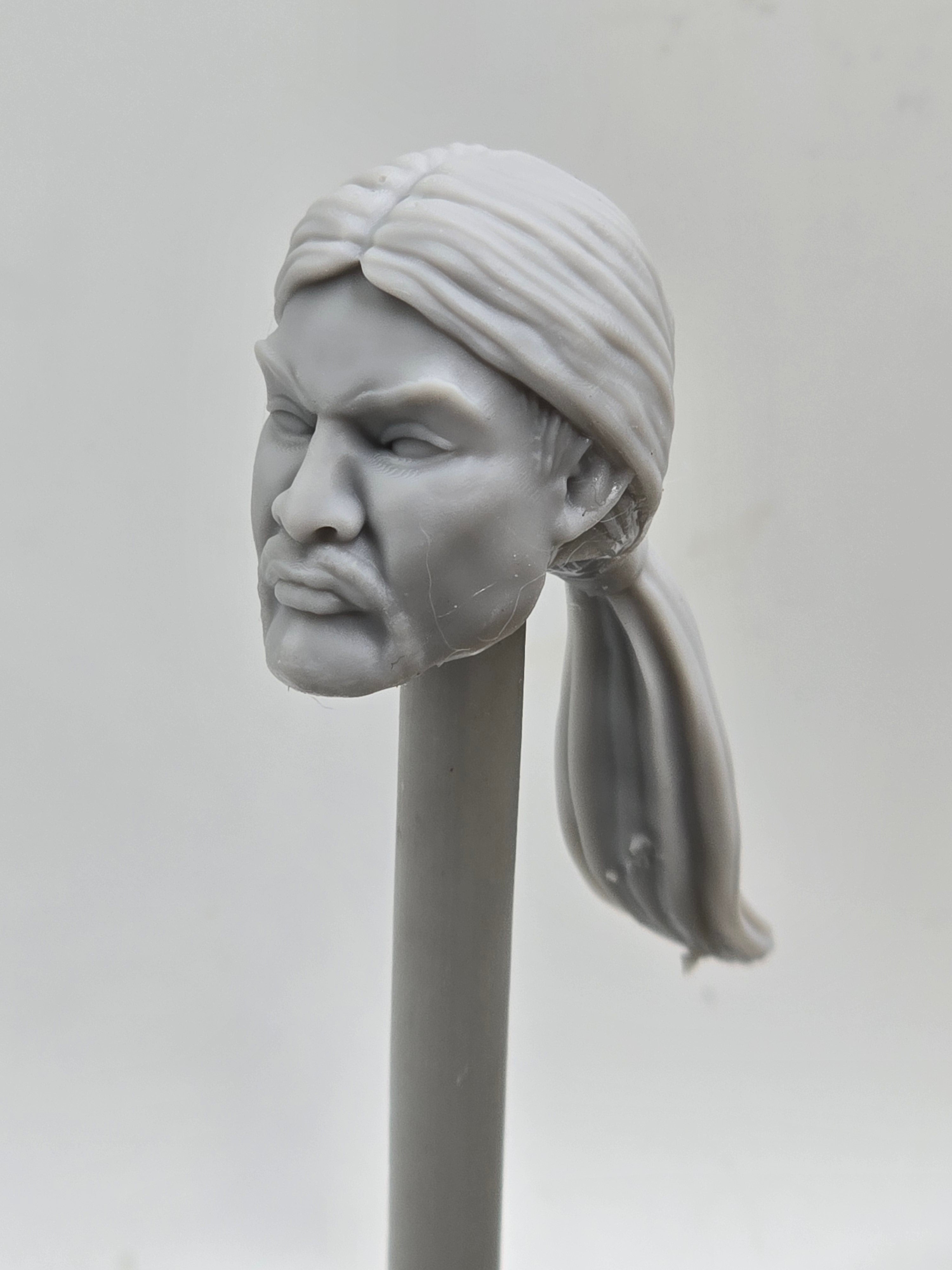 Custom 3d Printed Classified Legends Compatible Comic Multiverse Video Game Combat of Mortals Shang Sun Head#2 1/12 1-10 1/18 Scale