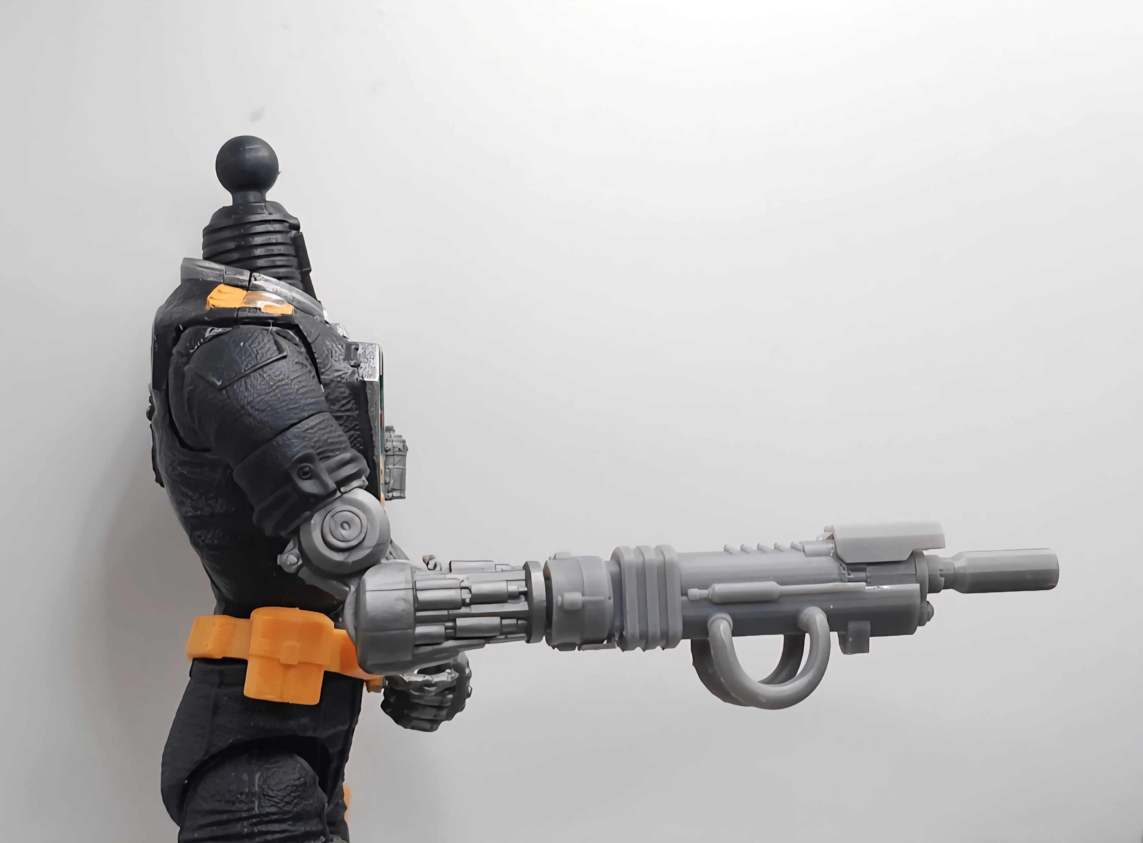 Custom 3d Printed Compatible Classified Legends Comic Multiverse Battle Android Accessory  1:12 6" Scale - Flame Thrower Accessory