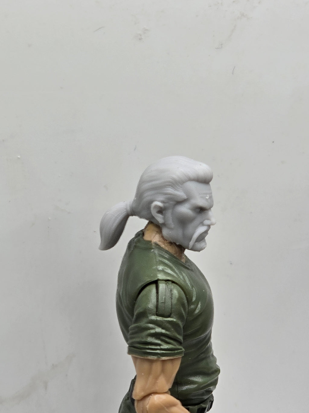 Custom 3d Printed Classified Legends Compatible Comic Multiverse Unmasked Snake Commander Head#2  1/12 1-10 1/18 Scale