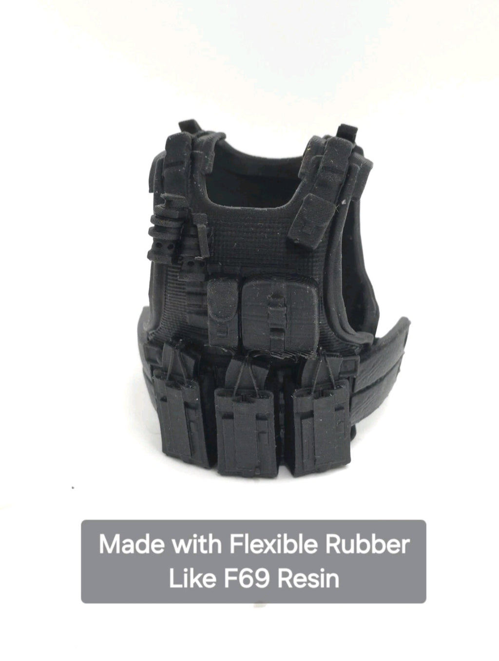 Custom 3d Printed Compatible Classified Legends Comic Multiverse Zombie Cleaner Flexible Vest 1:12 6" Scale.