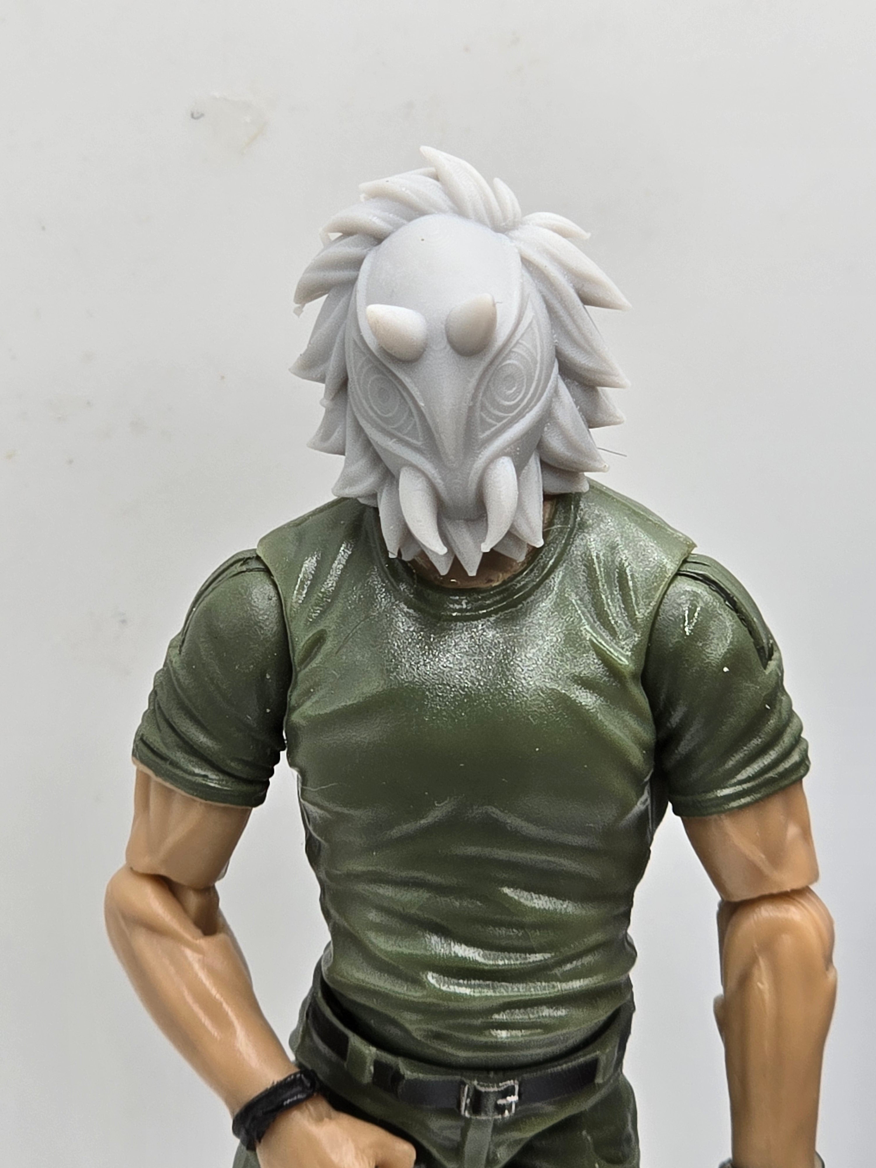 Custom 3d Printed Classified Legends Compatible Comic Multiverse Oni Web Slinger Heads 1/12 1-10 1/18 Scale