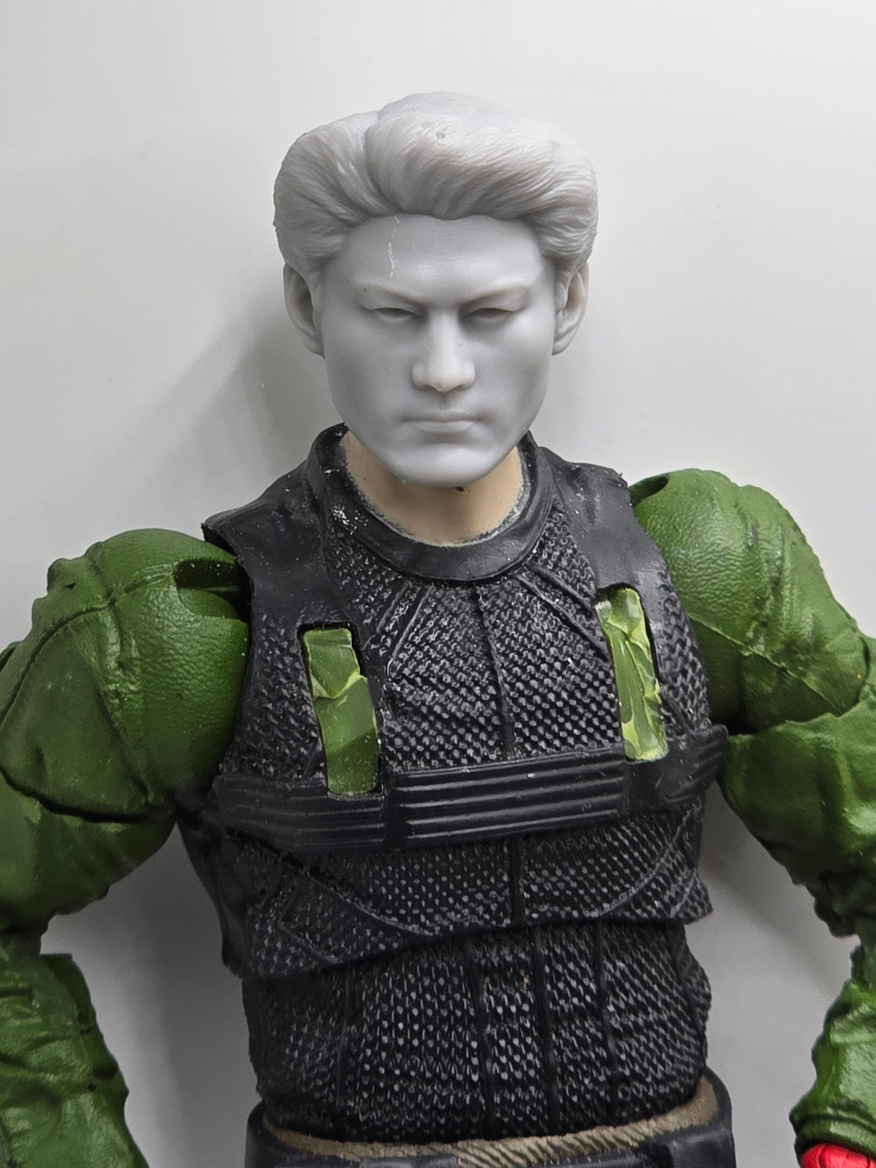 Custom 3d Printed Classified Legends Compatible Comic Multiverse 3 Storms Lightning Head  1/12 1-10 1/18 Scale