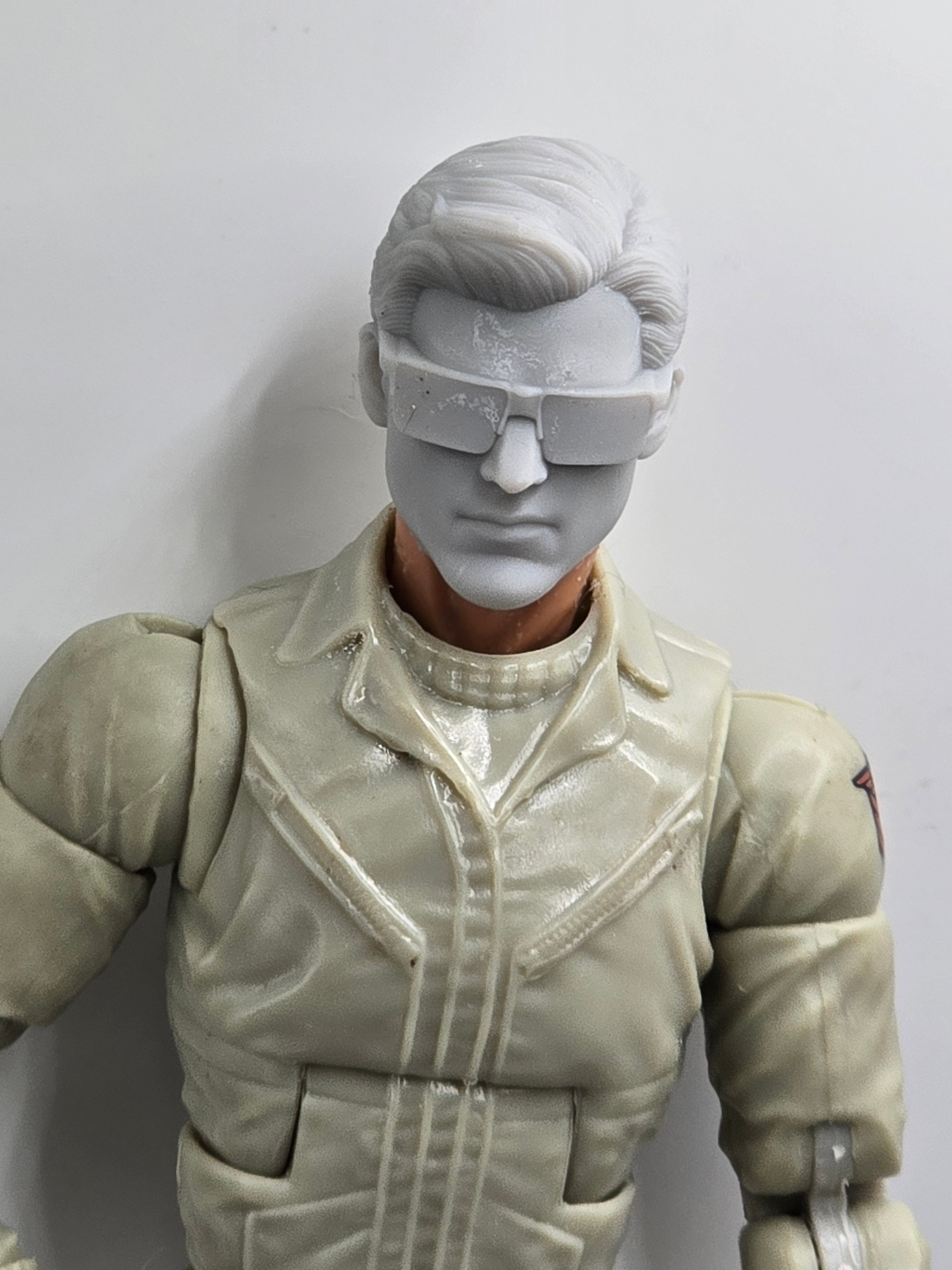 Custom 3d Printed Classified Legends Compatible Comic Multiverse Doctor Dexter Head#1 1/12 1-10 1/18 Scale