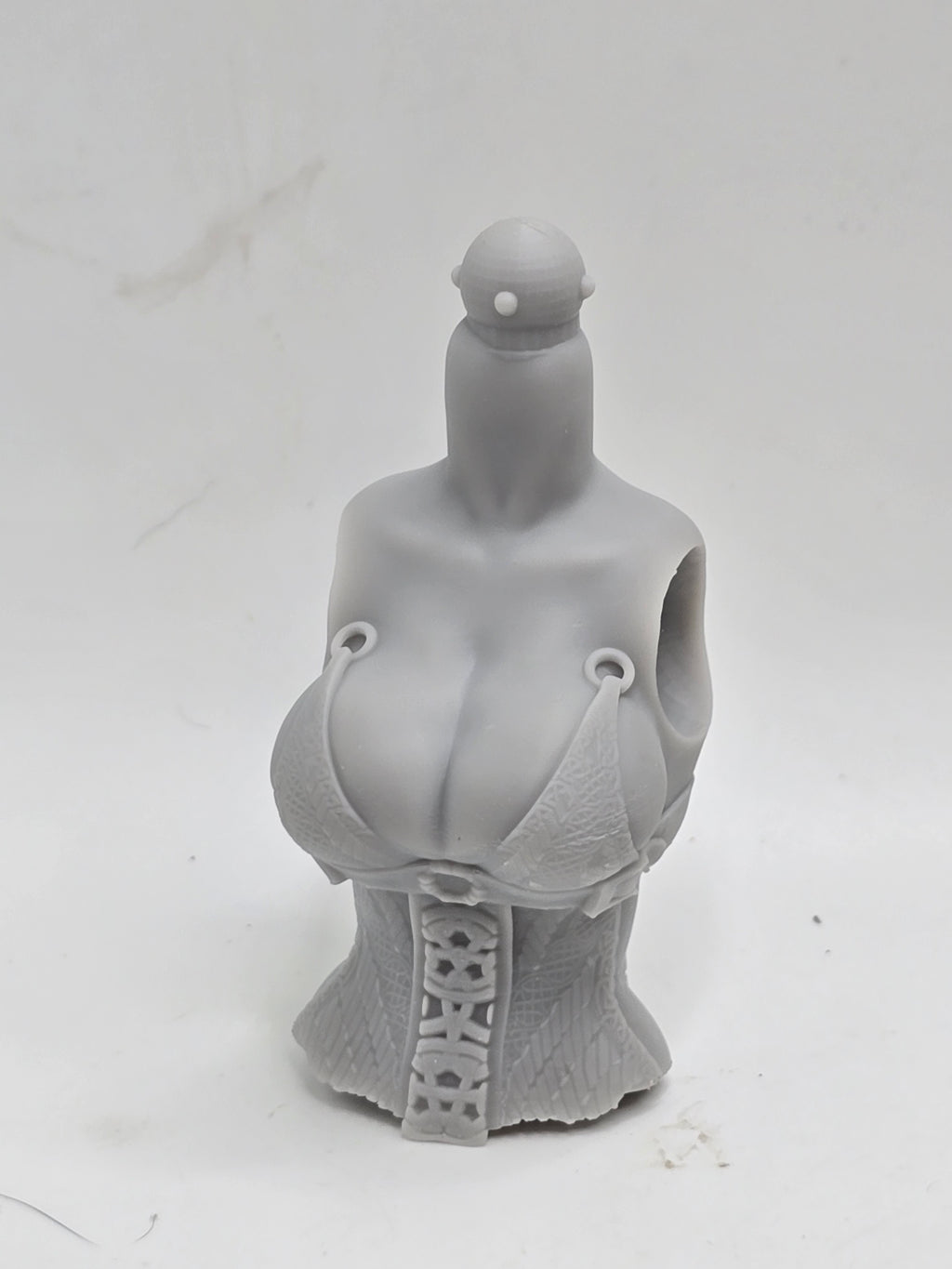 3d Printed Mythic Legions Scale Head 2.0 Female Dwarf Torso 1:12 6" Scale.