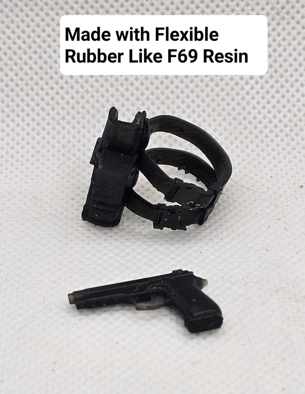 Custom 3d Printed Compatible Classified Legends Comic Multiverse Leg Holster Flexible  1:12 6" Scale.