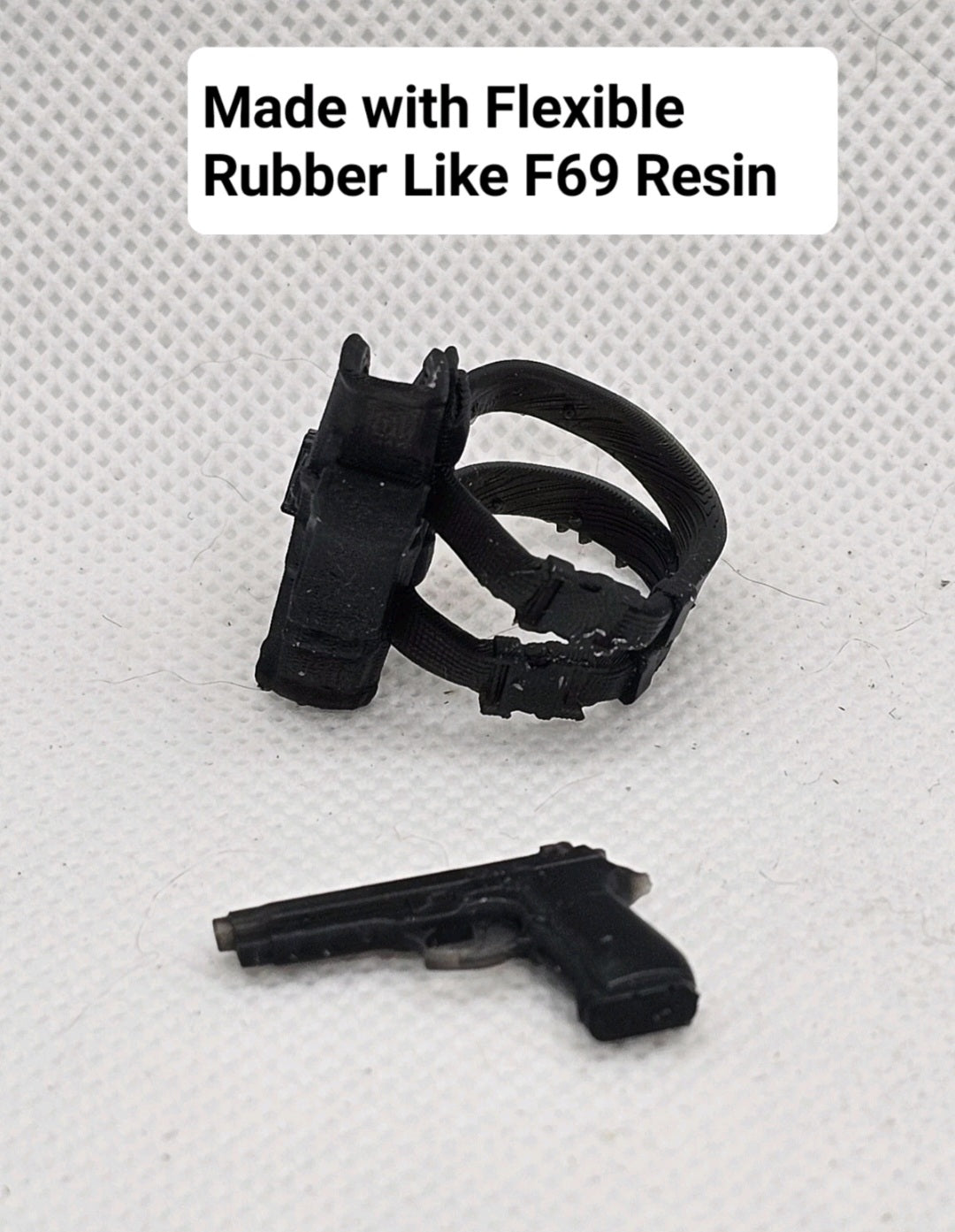 Custom 3d Printed Compatible Classified Legends Comic Multiverse Leg Holster Flexible  1:12 6" Scale.