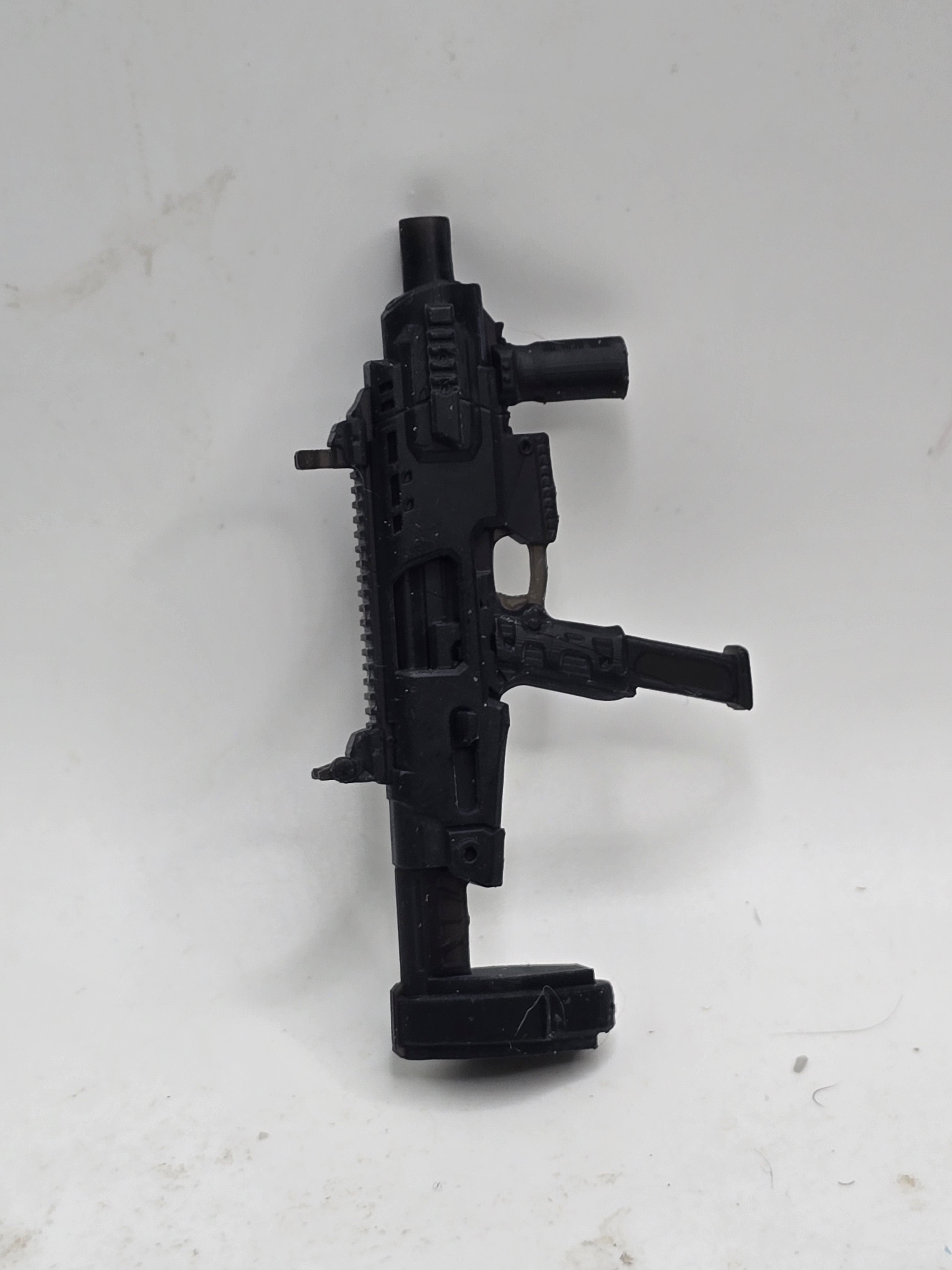 Custom 3d Printed Compatible Classified Legends Comic Multiverse MCK Pistol Toy Gun  1:12 6" Scale.