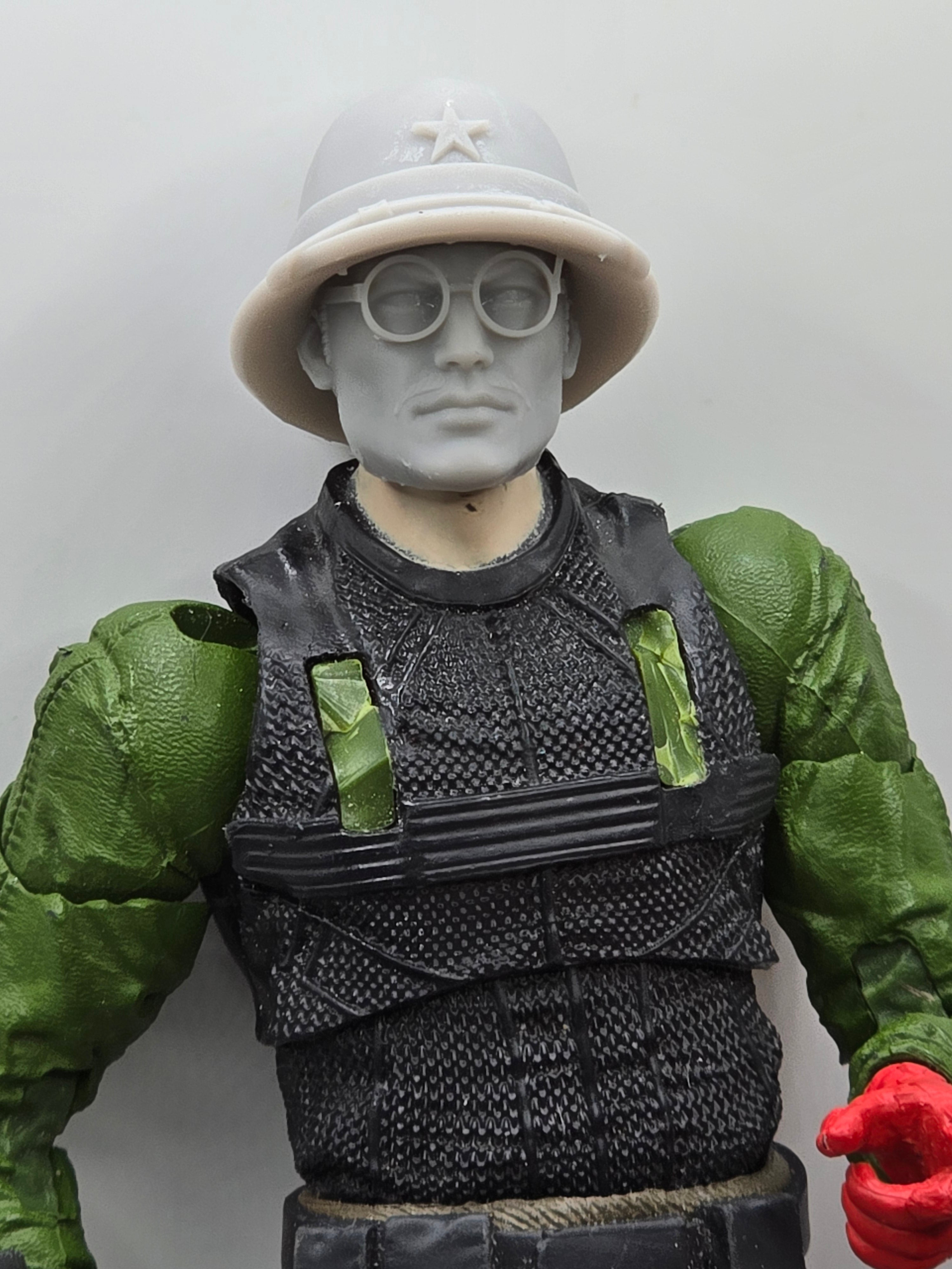 Custom 3d Printed Classified Legends Compatible Comic Multiverse Oktober Guard Misha Head 1/12 1-10 1/18 Scale