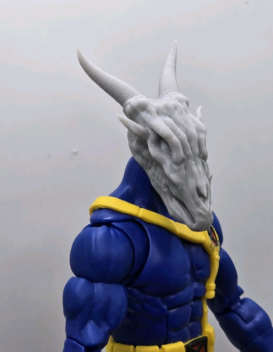 Custom 3d Printed Classified Legends Compatible Comic Multiverse Red Light Corps Skallox Heads 1/12 1-10 1/18 Scale