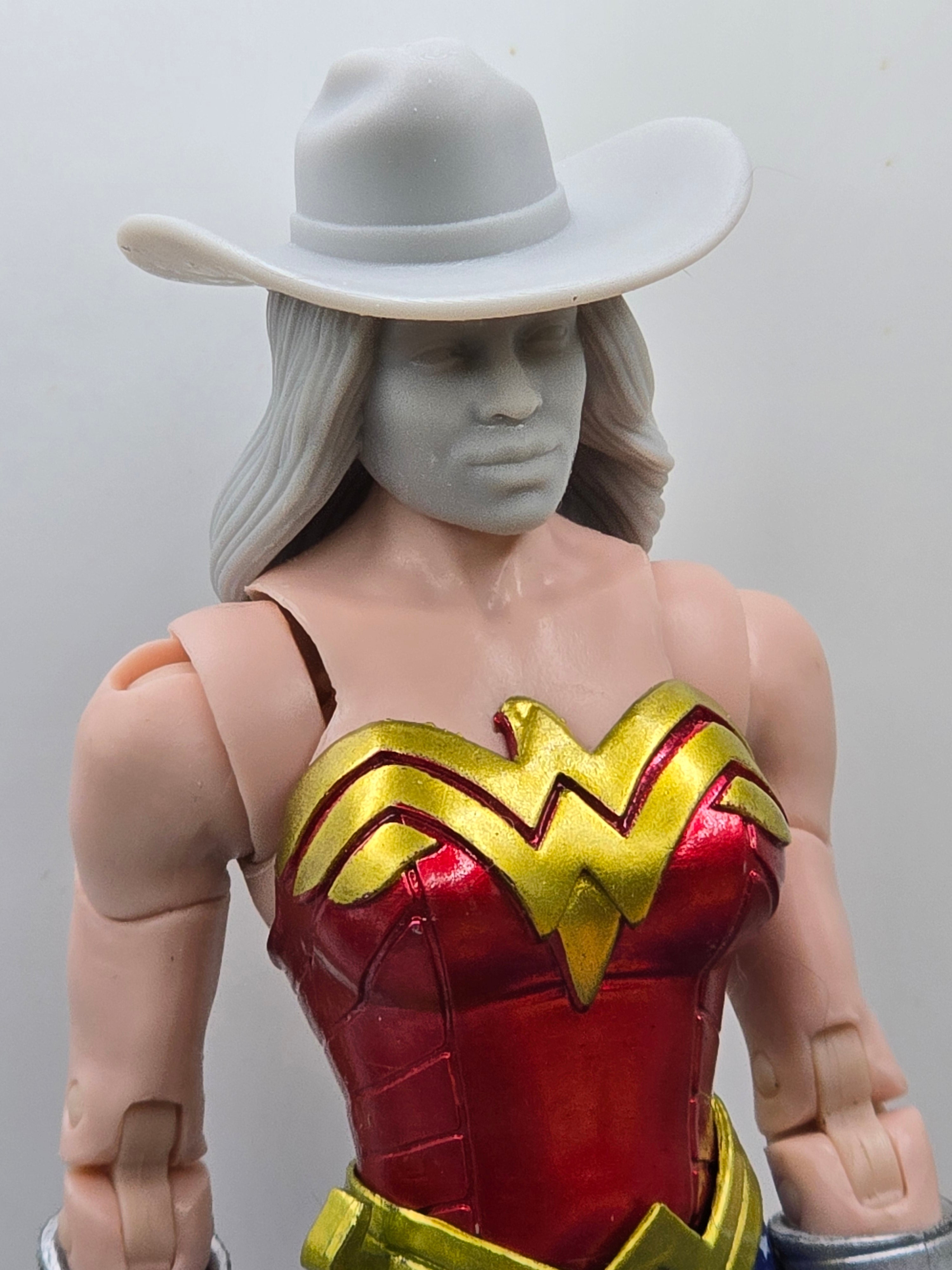 Custom 3d Printed Classified Legends Compatible Comic Multiverse Cowboy B Carter Heads 1/12 1-10 1/18 Scale