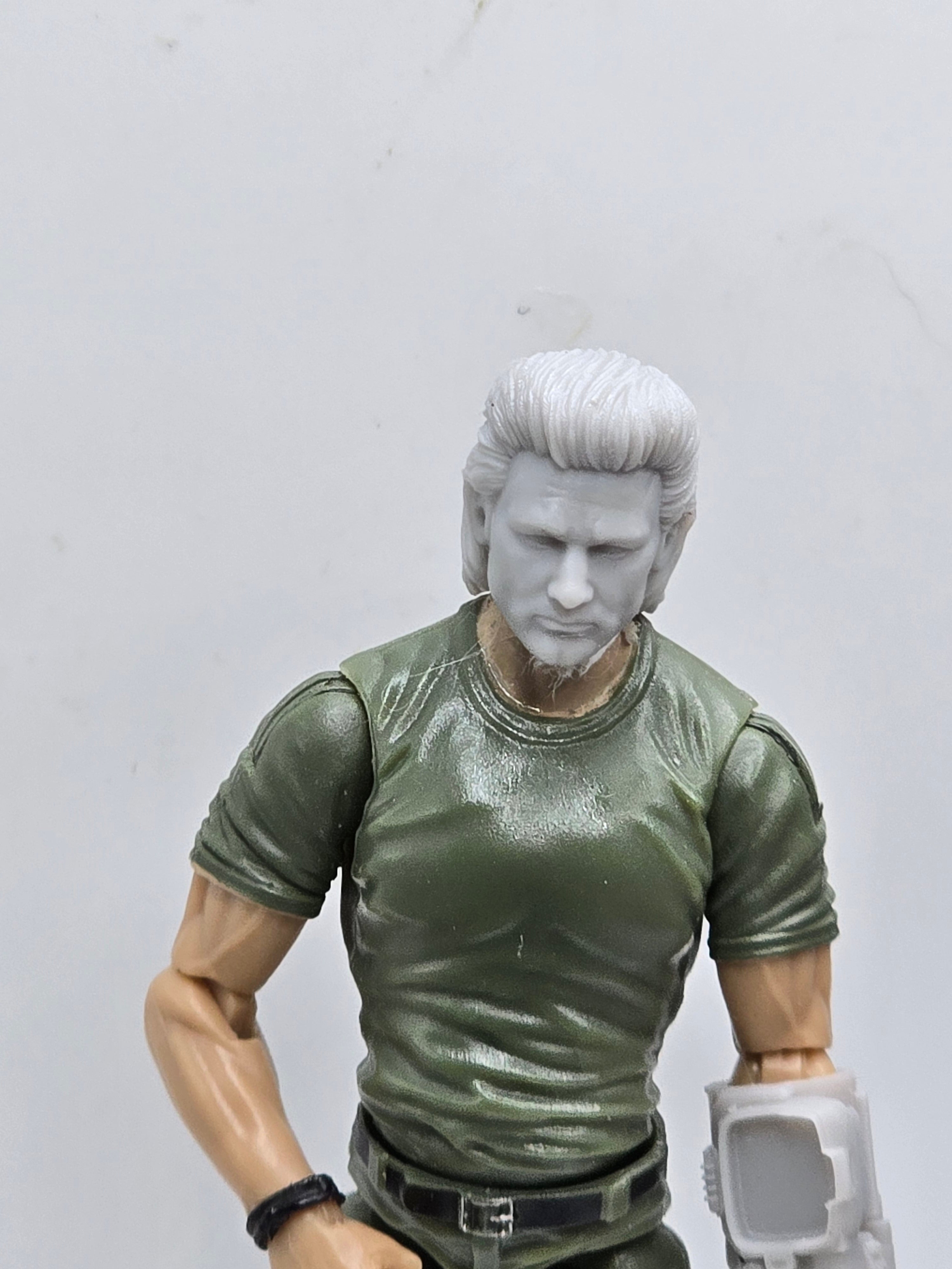 Custom 3d Printed Classified Legends Compatible Comic Multiverse Little China Russell Burton Head 1/12 1-10 1/18 Scale