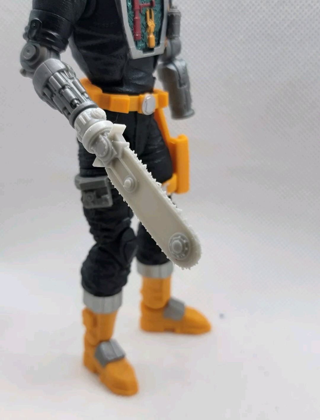 Custom 3d Printed Compatible Classified Legends Comic Multiverse Battle Android Accessory  1:12 6" Scale - Thin Chainsaw