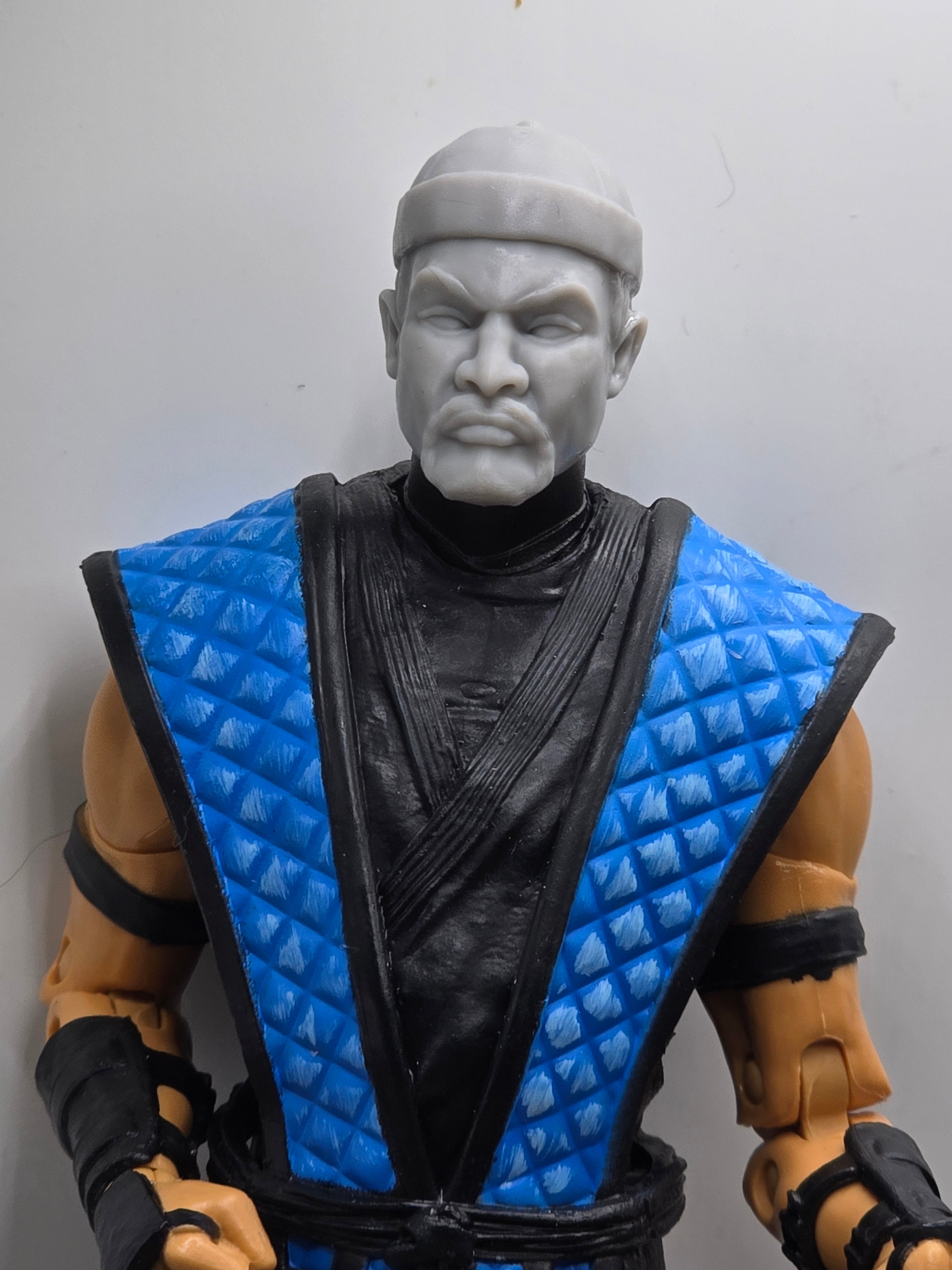 Custom 3d Printed Classified Legends Compatible Comic Multiverse Video Game Combat of Mortals Shang Sun Head#1 1/12 1-10 1/18 Scale