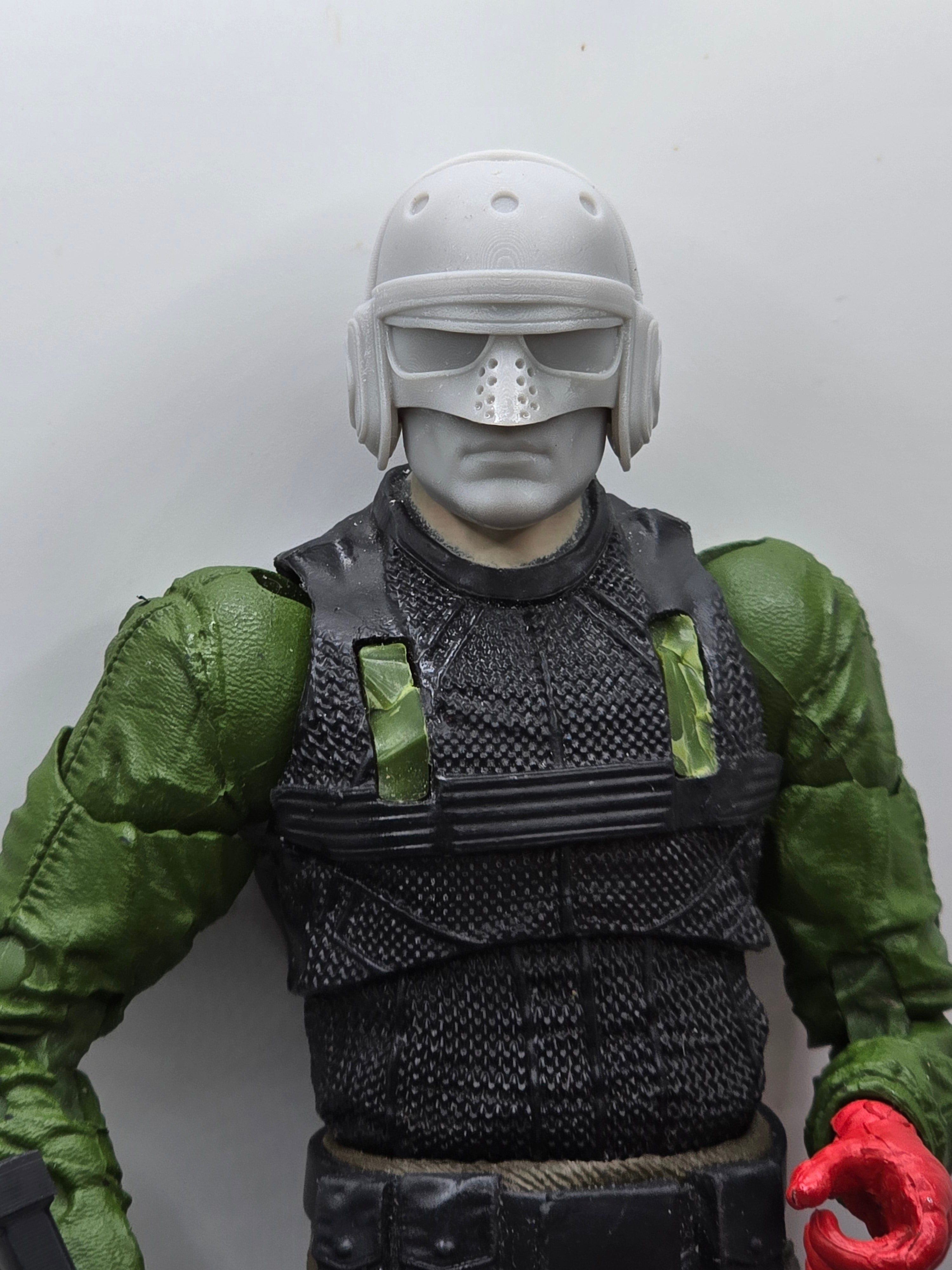Custom 3d Printed Classified Legends Compatible Comic Multiverse Blizzard Head#1 1/12 1-10 1/18 Scale