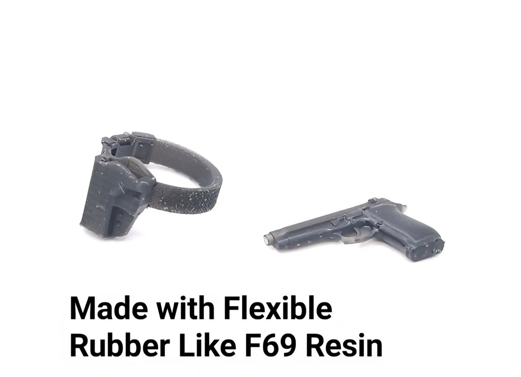 Custom 3d Printed Compatible Classified Legends Comic Multiverse Tacticle Flexible Sheath w/Pistol  1:12 6" Scale.