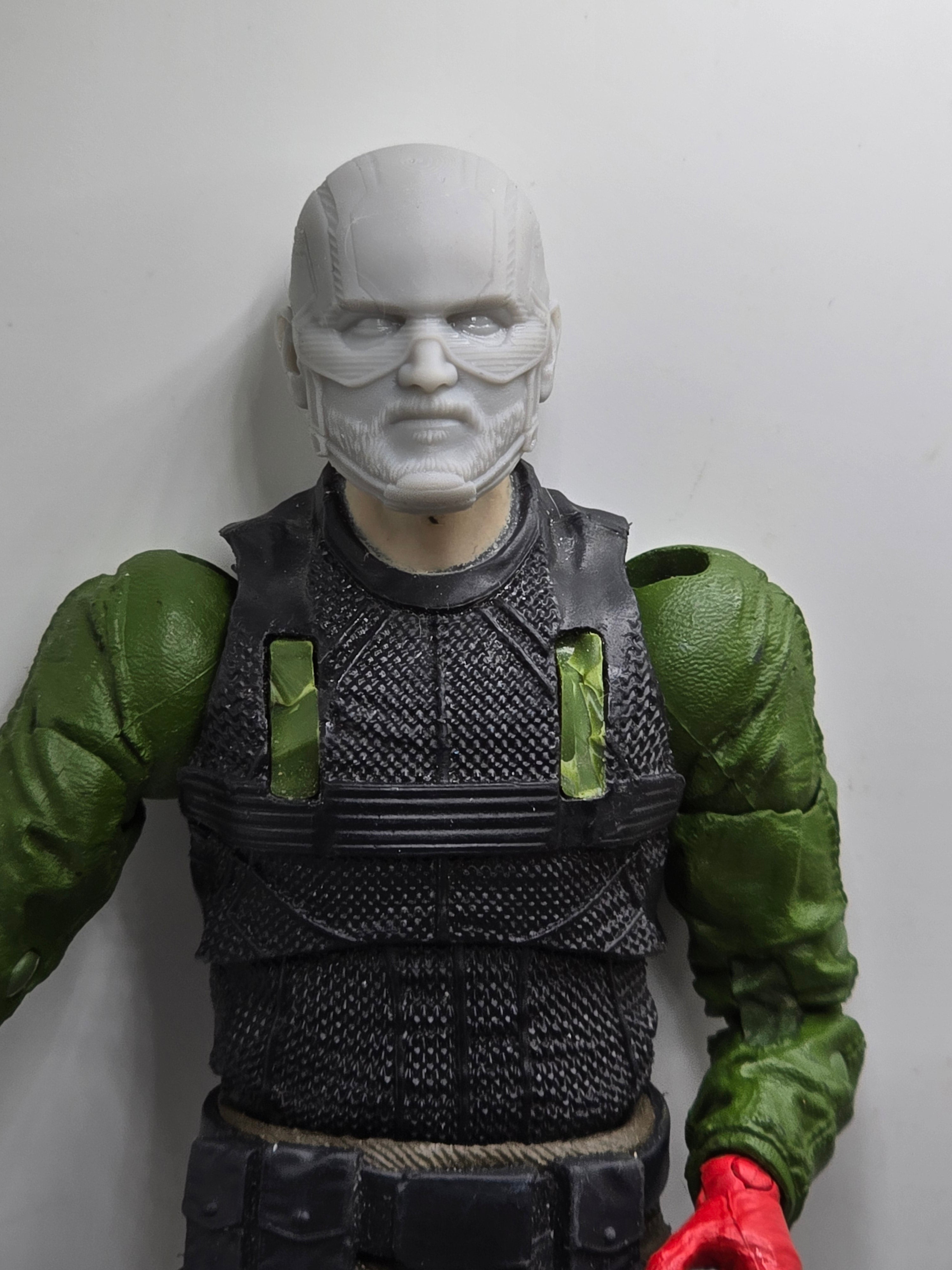 Custom 3d Printed Classified Legends Compatible Comic Multiverse Captain Walker Heads 1/12 1-10 1/18 Scale