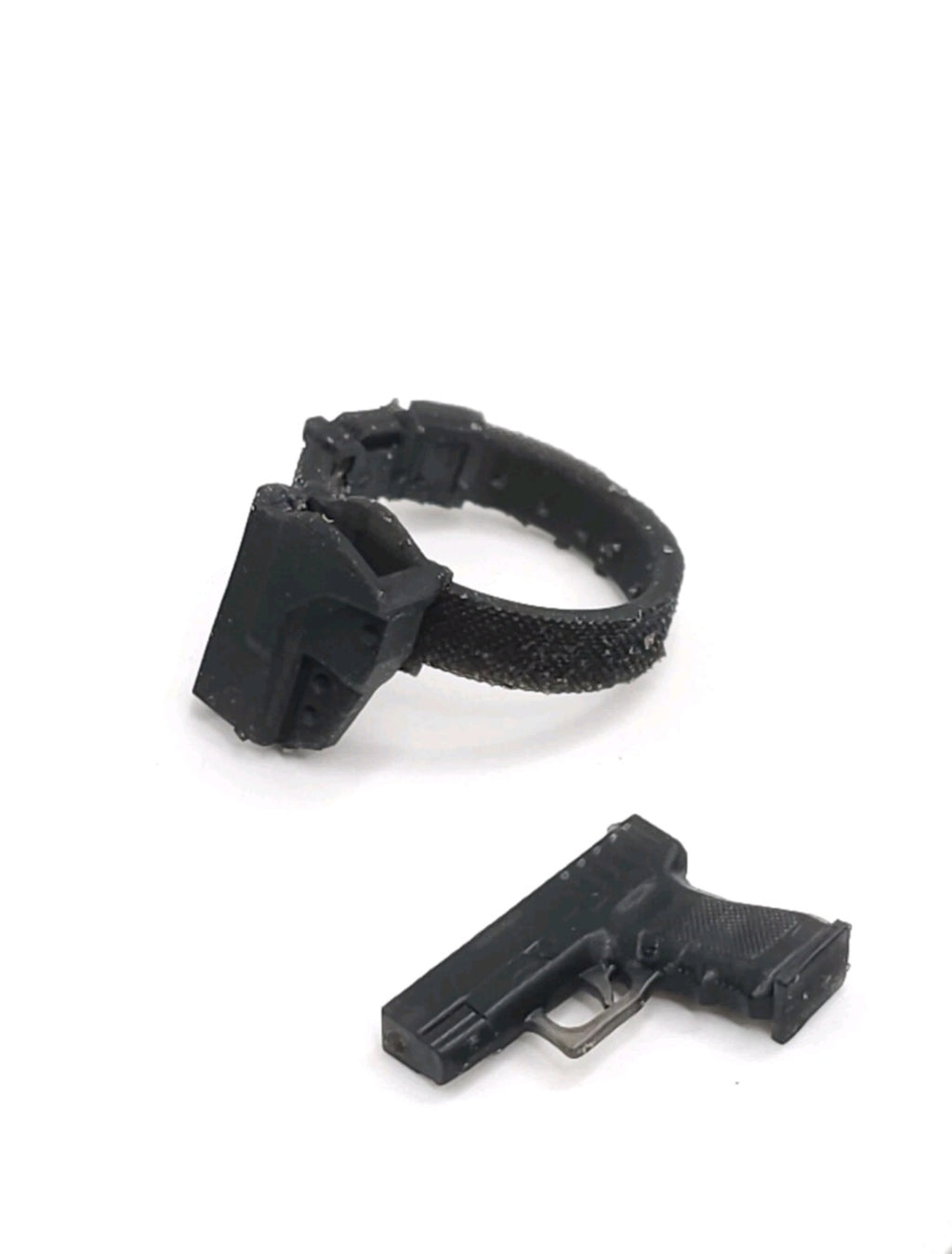 Custom 3d Printed Compatible Classified Legends Comic Multiverse Tacticle Flexible Sheath w/Pistol  1:12 6" Scale.