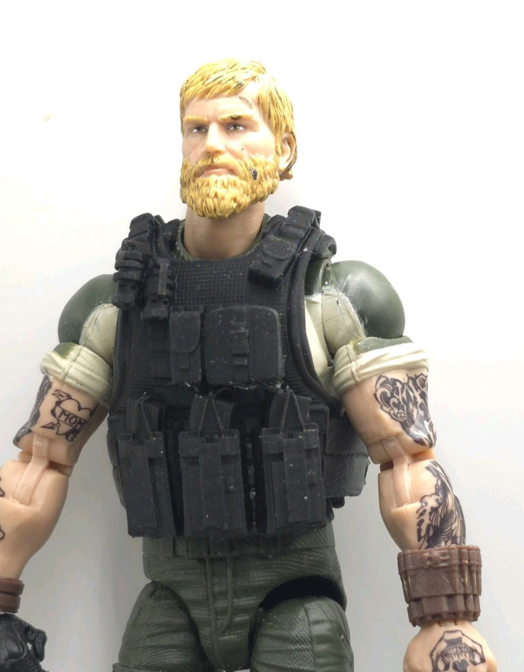 Custom 3d Printed Compatible Classified Legends Comic Multiverse Zombie Cleaner Flexible Vest 1:12 6" Scale.