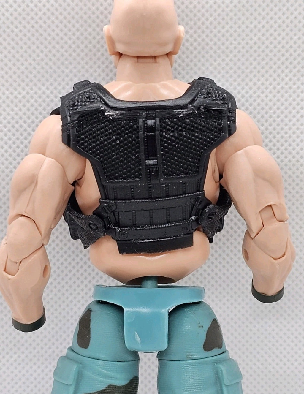 Custom 3d Printed Compatible Classified Legends Comic Multiverse Punishment Man Flexible Vest 1:12 6" Scale.
