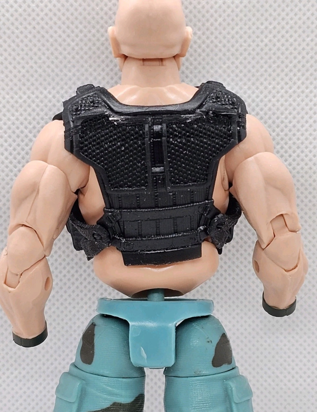 Custom 3d Printed Compatible Classified Legends Comic Multiverse Punishment Man Flexible Vest 1:12 6" Scale.