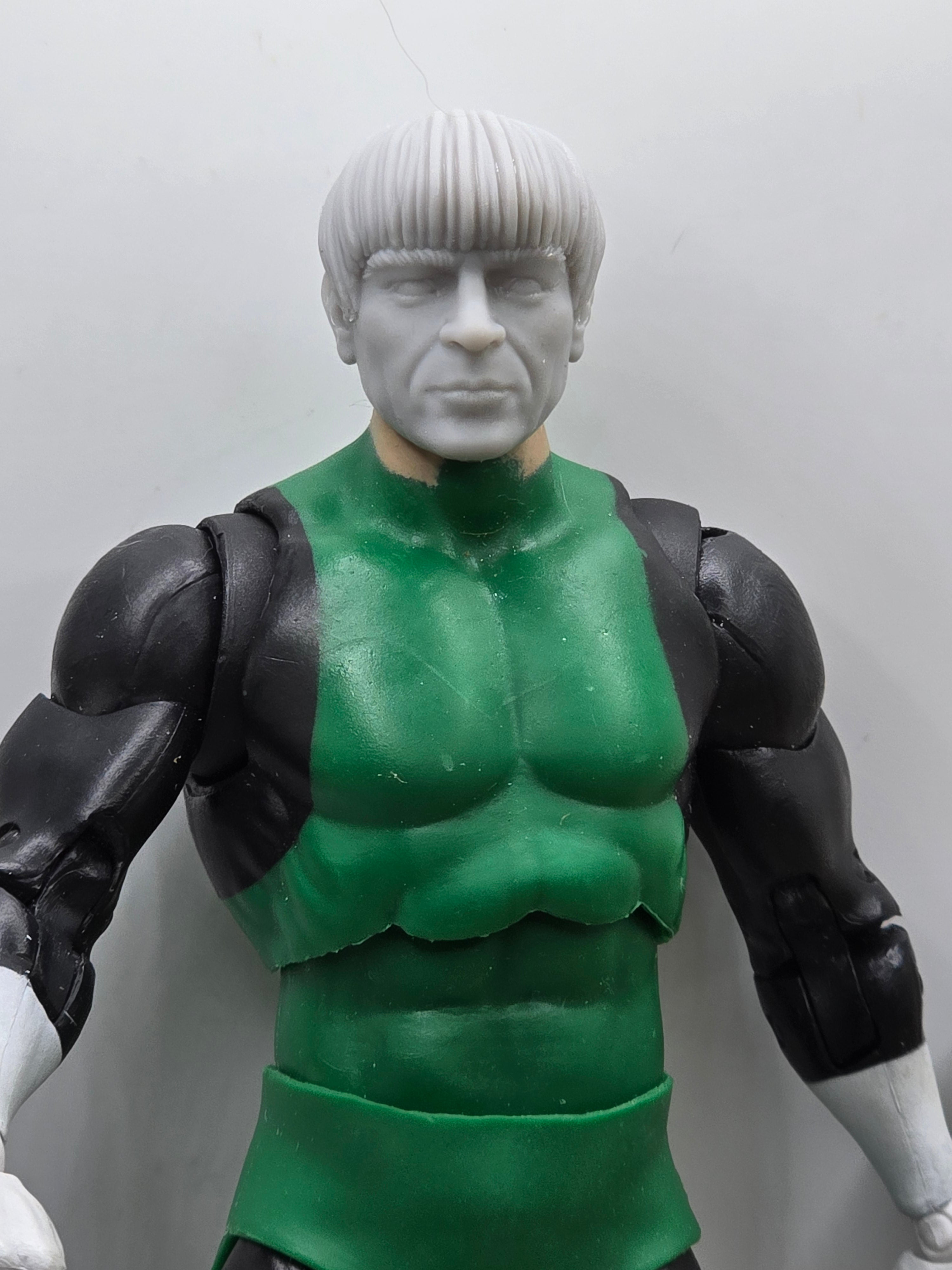 Custom 3d Printed Classified Legends Compatible Comic Multiverse Green Light Corps Fillon Gardner Heads 1/12 1-10 1/18 Scale