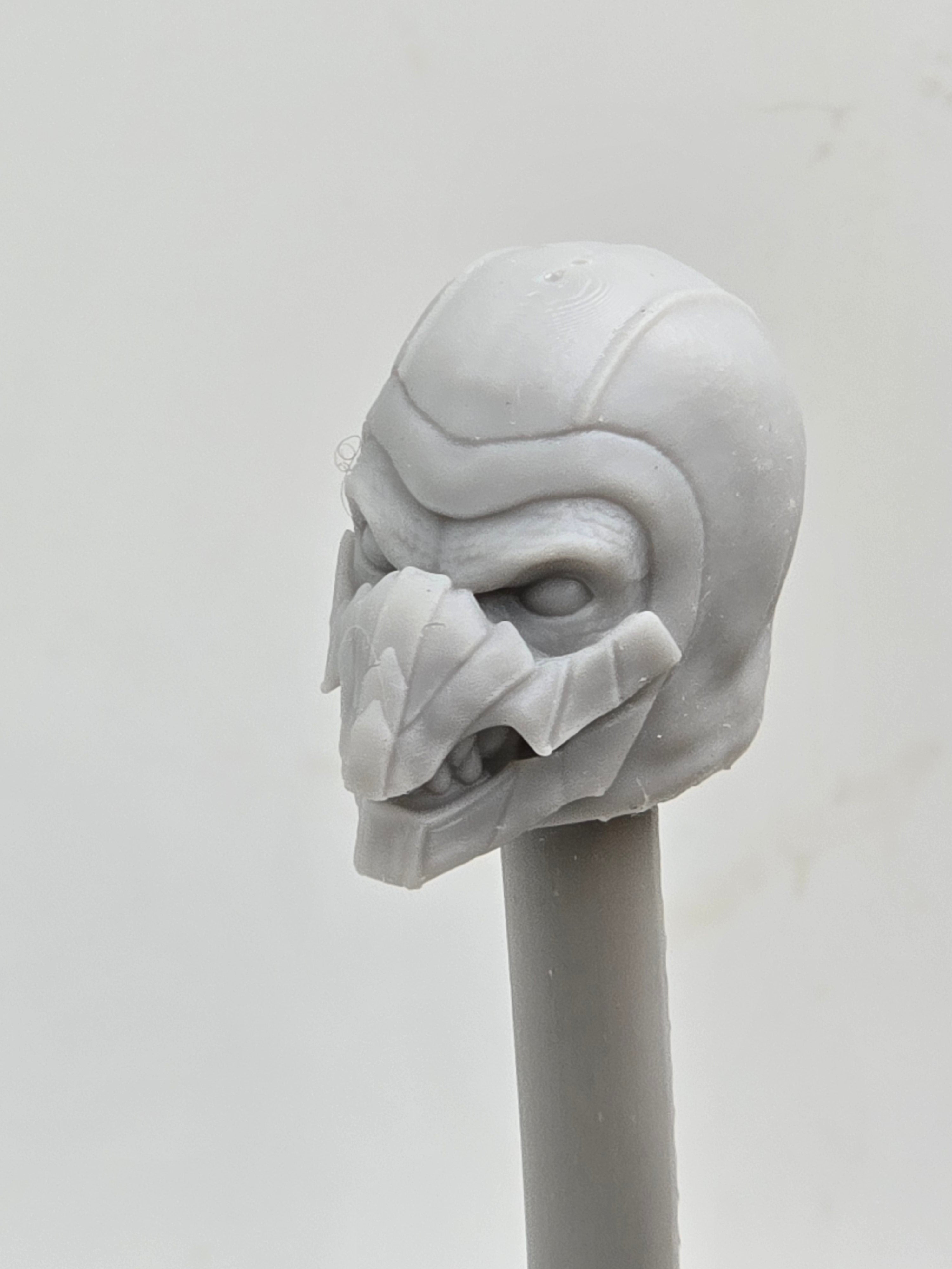 Custom 3d Printed Classified Legends Compatible Comic Multiverse Video Game Combat of Mortals Reptile Head 1/12 1-10 1/18 Scale