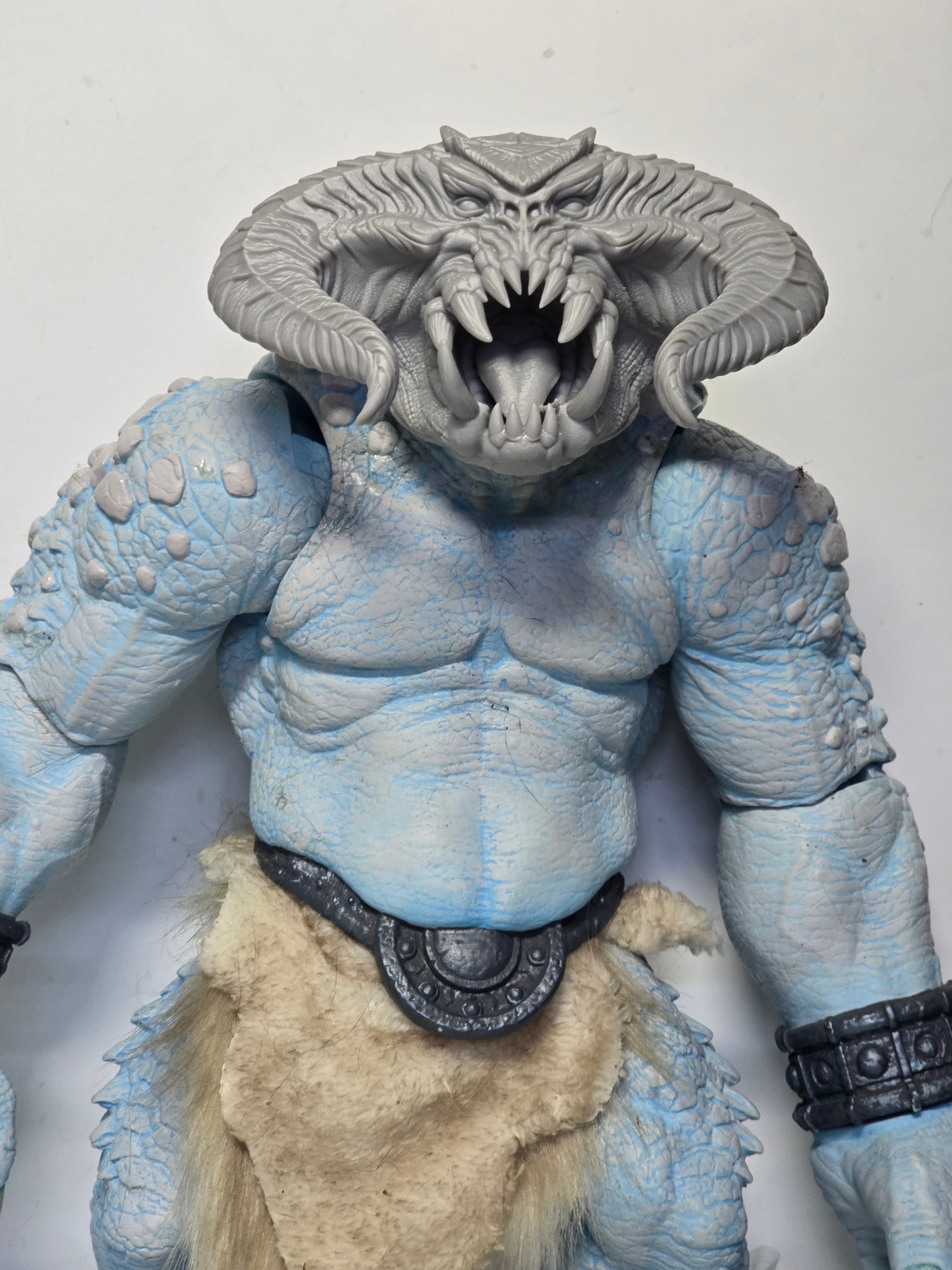 3d Printed Mythic Legions Troll Scale Head Balrog Demon Head  1:12 6" Scale.