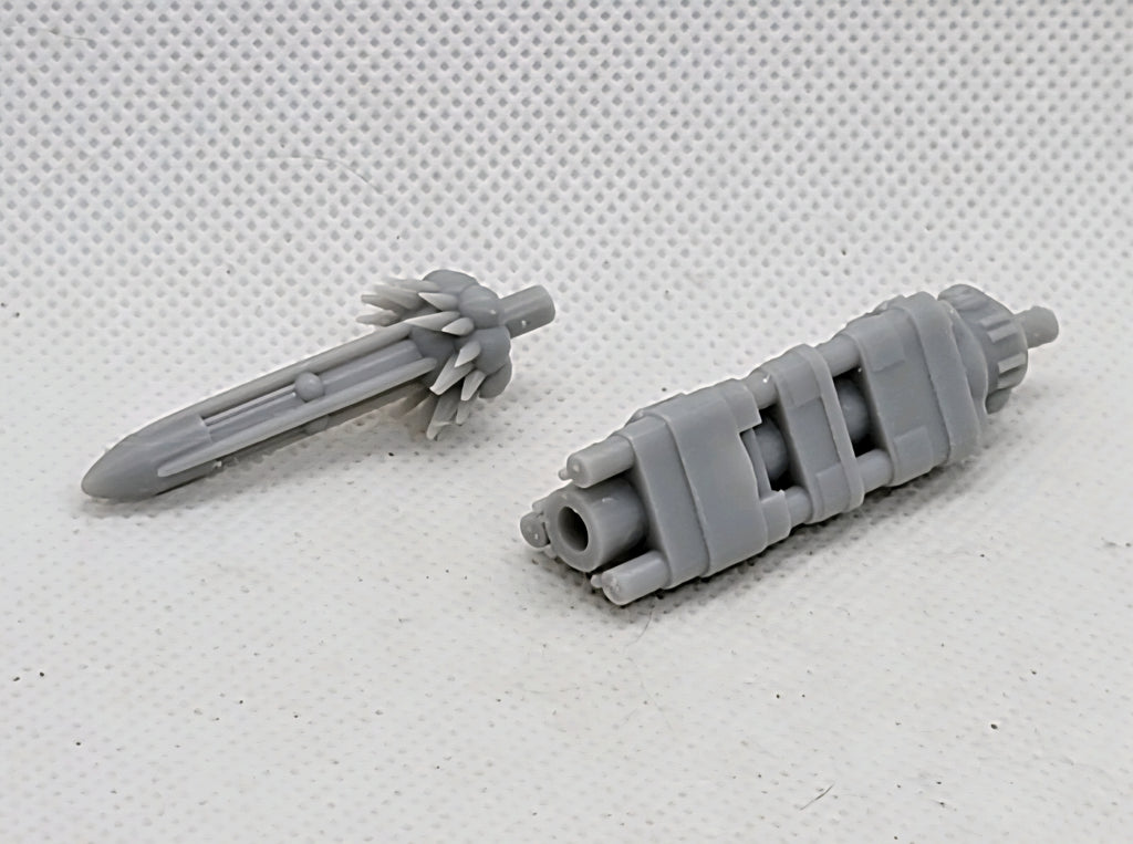 Custom 3d Printed Compatible Classified Legends Comic Multiverse Battle Android Accessory  1:12 6" Scale - Missile Launcher Accessory