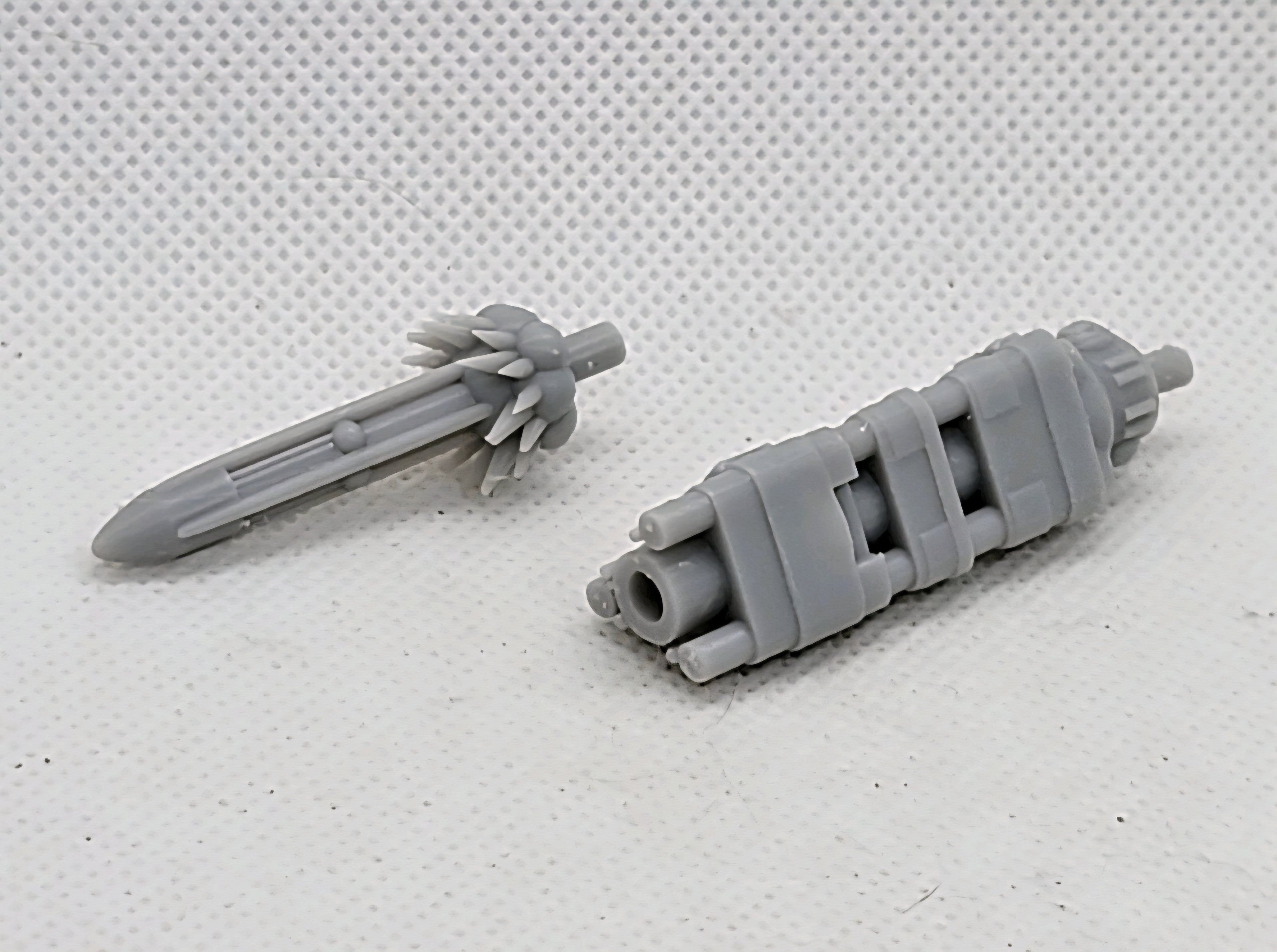 Custom 3d Printed Compatible Classified Legends Comic Multiverse Battle Android Accessory  1:12 6" Scale - Missile Launcher Accessory