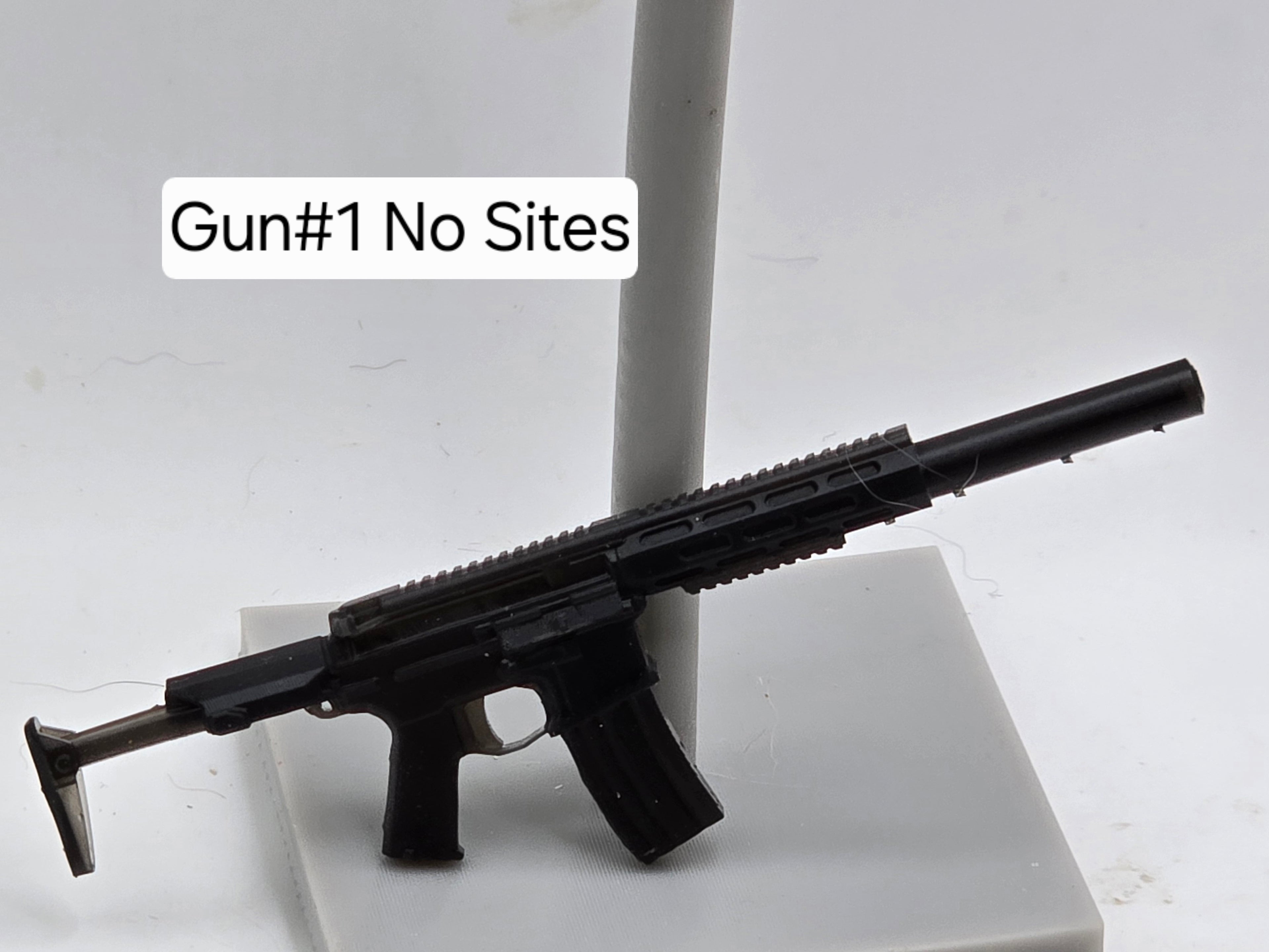Custom 3d Printed Compatible Classified Legends Comic Multiverse Honey Badger Toy Gun  1:12 6" Scale.