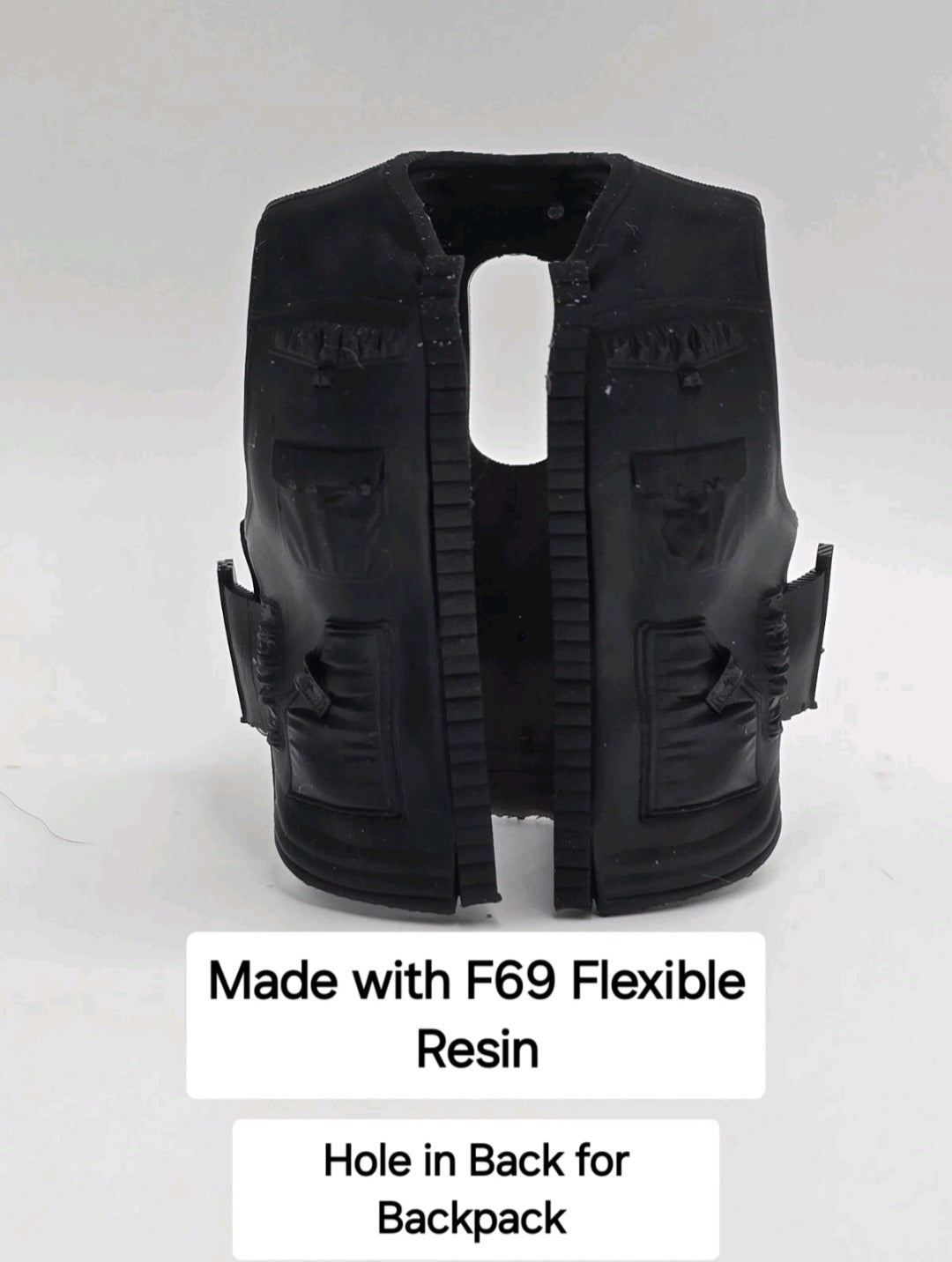 Custom 3d Printed Compatible Classified Legends Comic Multiverse Pathfinder v2 Flexible Vest 1:12 6" Scale.