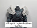 3d Printed Mythic Legions Scale Head 1.0 Guardians Pauldrons 1:12 6" Scale.