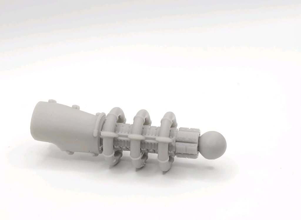 Custom 3d Printed Compatible Classified Legends Comic Multiverse Battle Android Accessory  1:12 6" Scale - Electric Coil Accessory