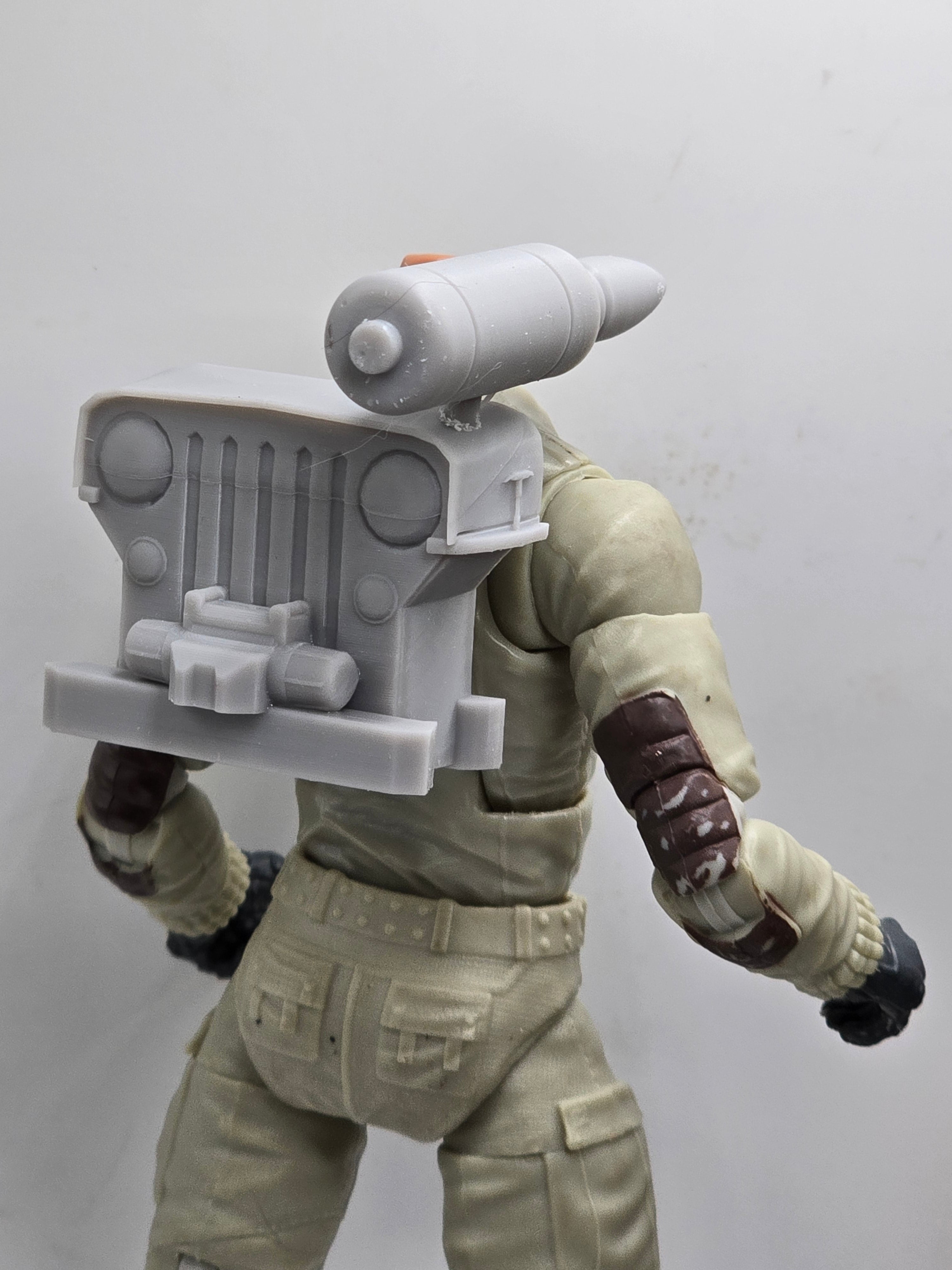 Custom 3d Printed Classified Legends Compatible Comic Multiverse Transformation Scout Hound Backpack 1/12 1-10 1/18 Scale