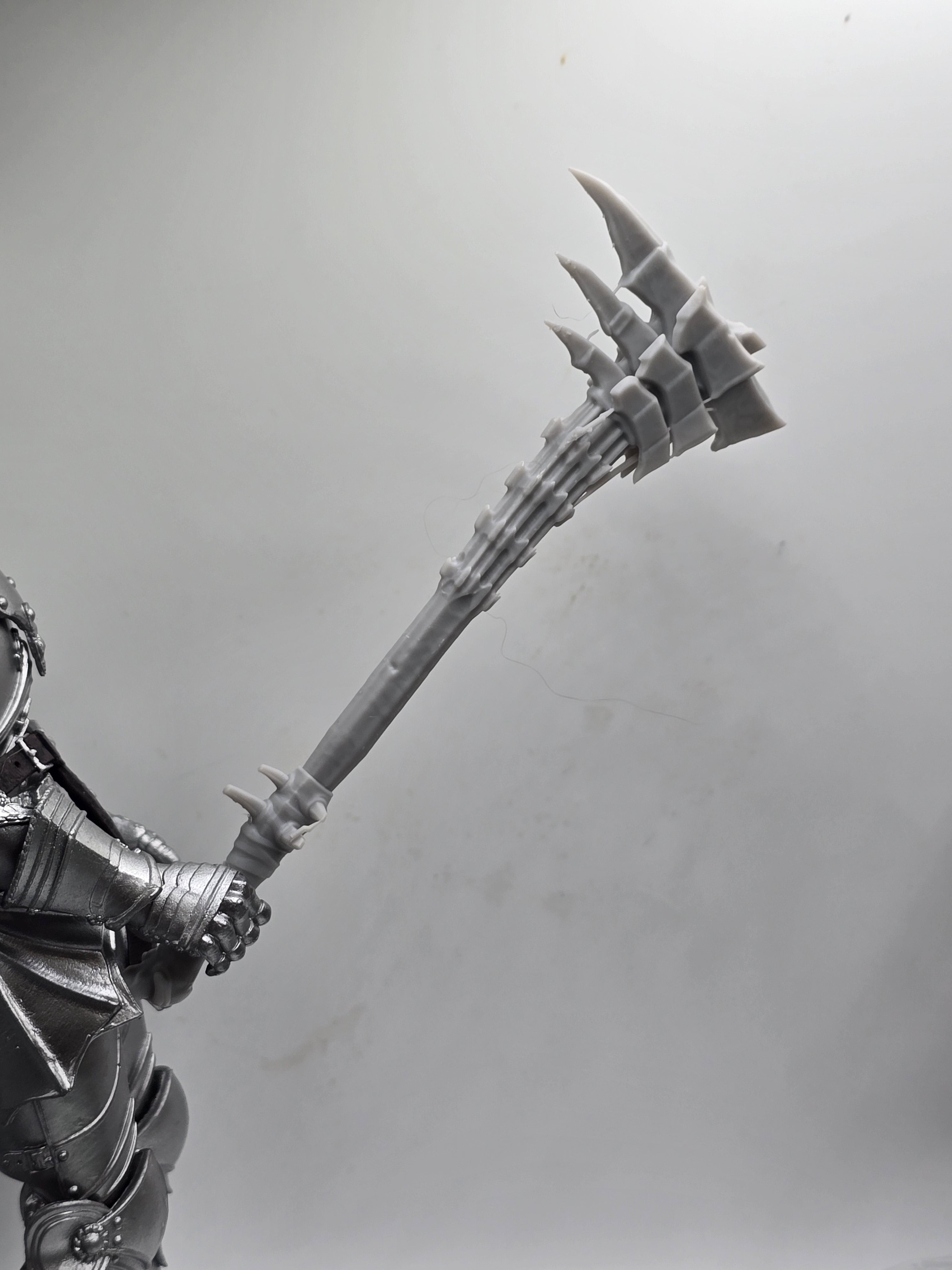 Custom 3d Printed Compatible Classified Legends Comic Multiverse Mythic Legions  Ring Movie Orc Axe  1:12 6" Scale.