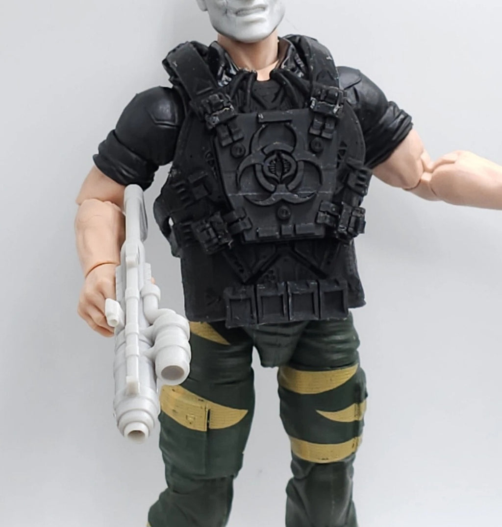 Custom 3d Printed Compatible Classified Legends Comic Multiverse Cesspool Flexible Vest 1:12 6" Scale.