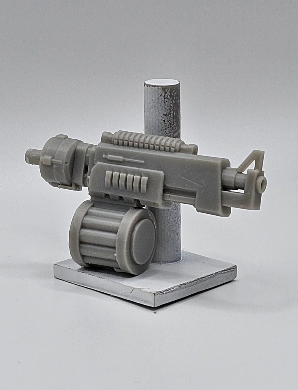Custom 3d Printed Compatible Classified Legends Comic Multiverse Battle Android Accessory  1:12 6" Scale - Drum Canister Gun Accessory