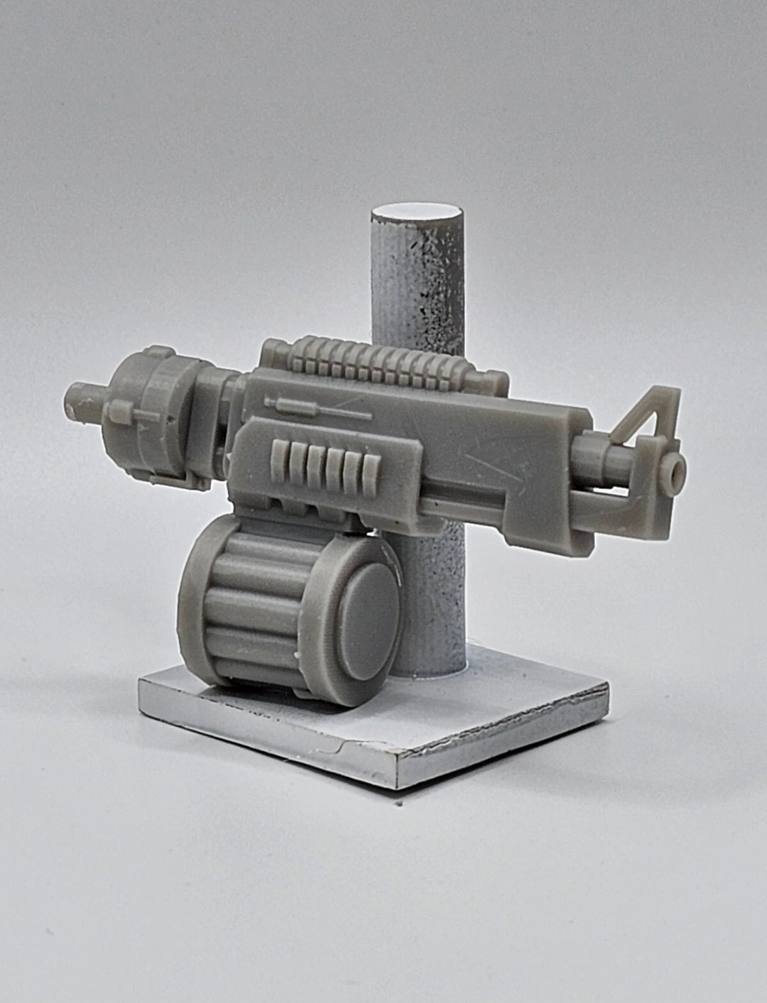 Custom 3d Printed Compatible Classified Legends Comic Multiverse Battle Android Accessory  1:12 6" Scale - Drum Canister Gun Accessory