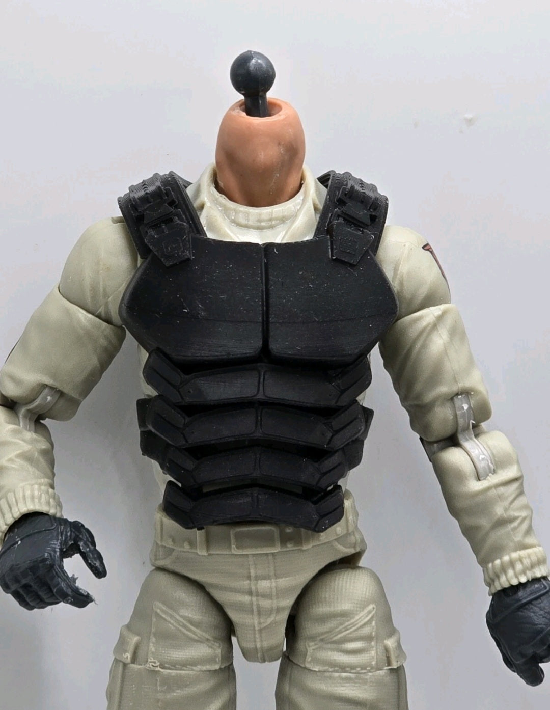 Custom 3d Printed Compatible Classified Legends Comic Multiverse Hero Armored Flexible Vest 1:12 6" Scale.